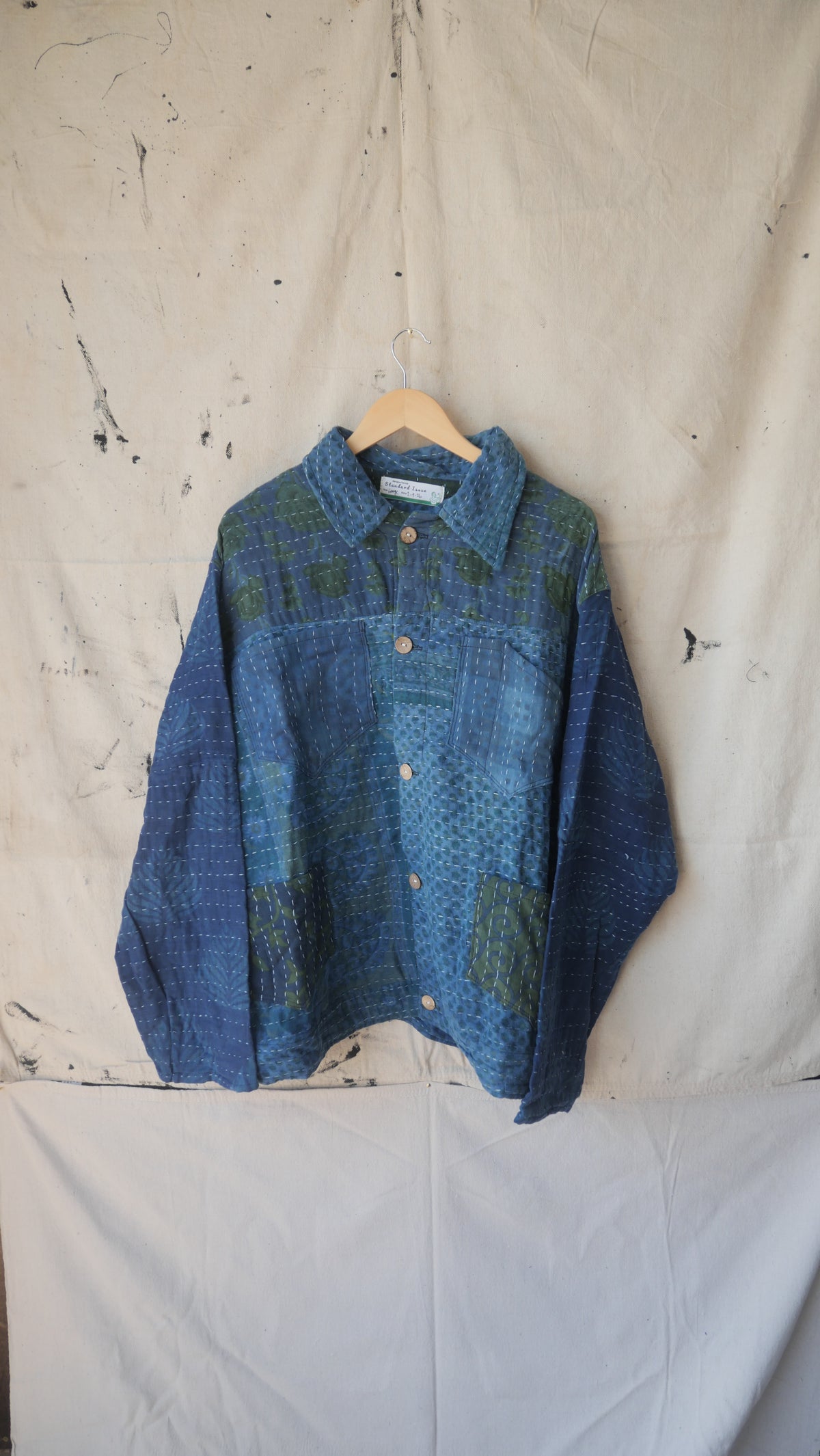 Return - Kantha Trucker Jacket | L