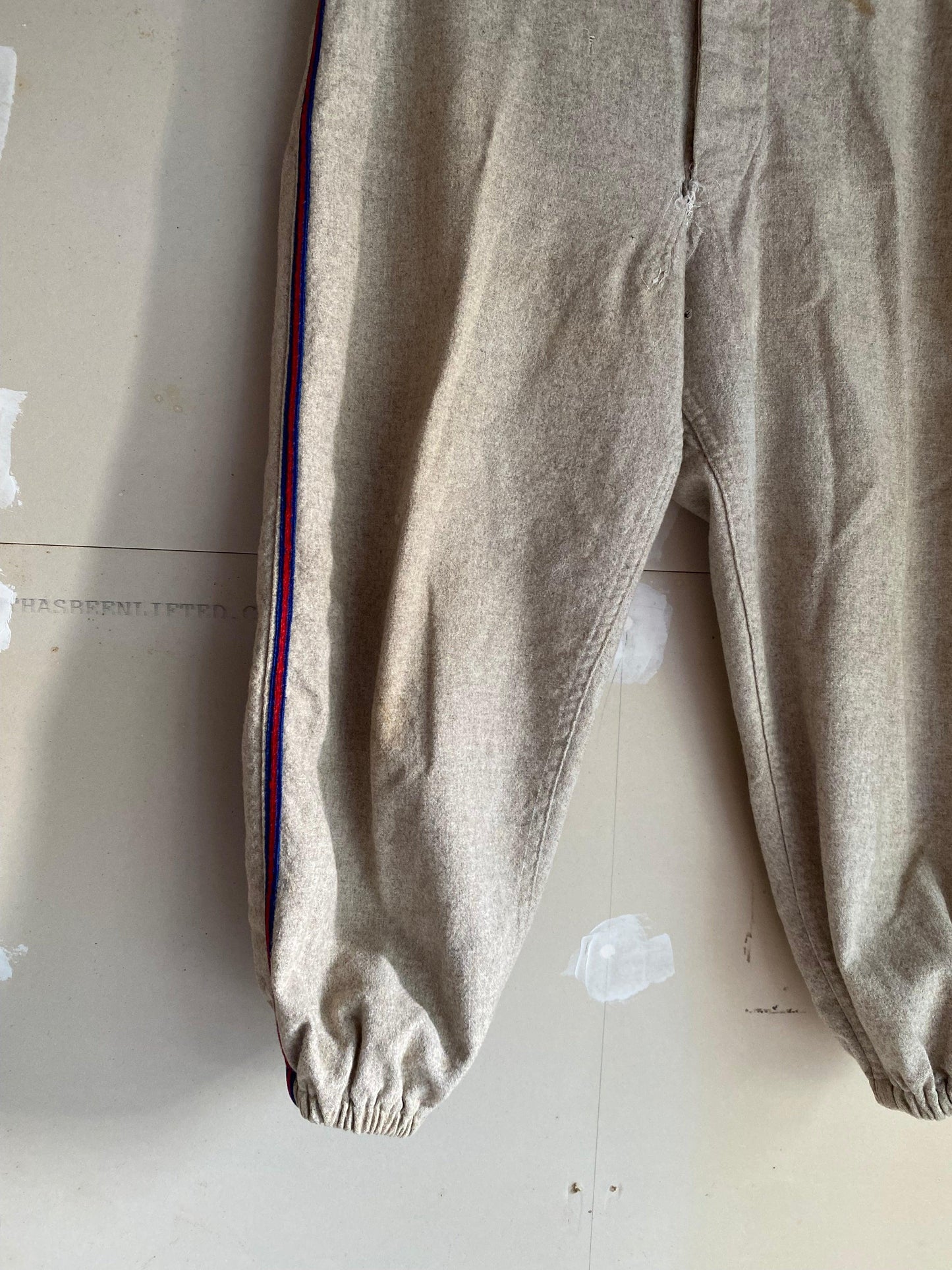 1950s Wool Baseball Pants | 34