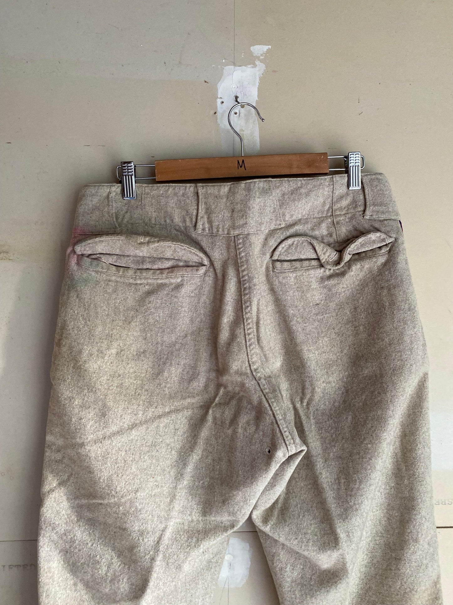 1950s Wool Baseball Pants | 34