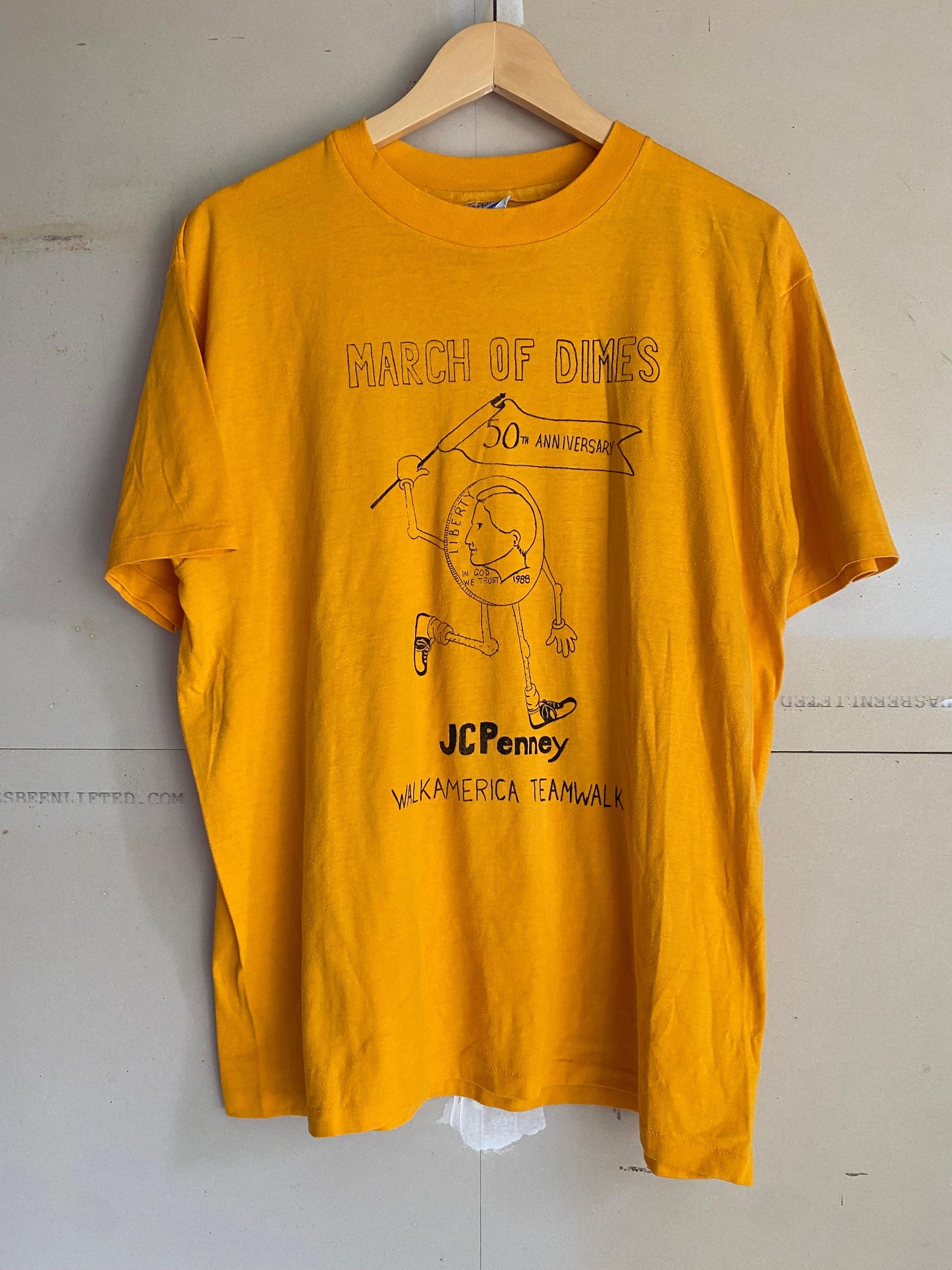 1980s Yellow Tee | L