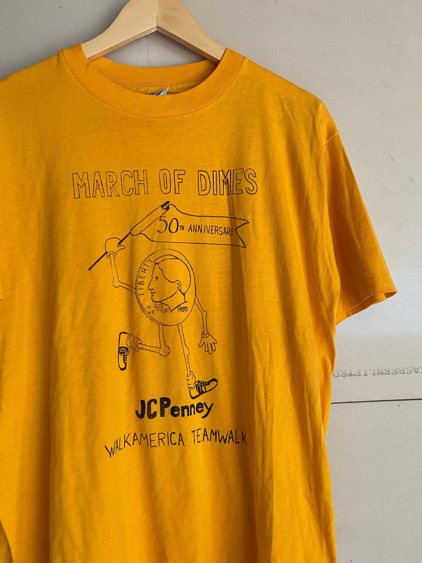 1980s Yellow Tee | L