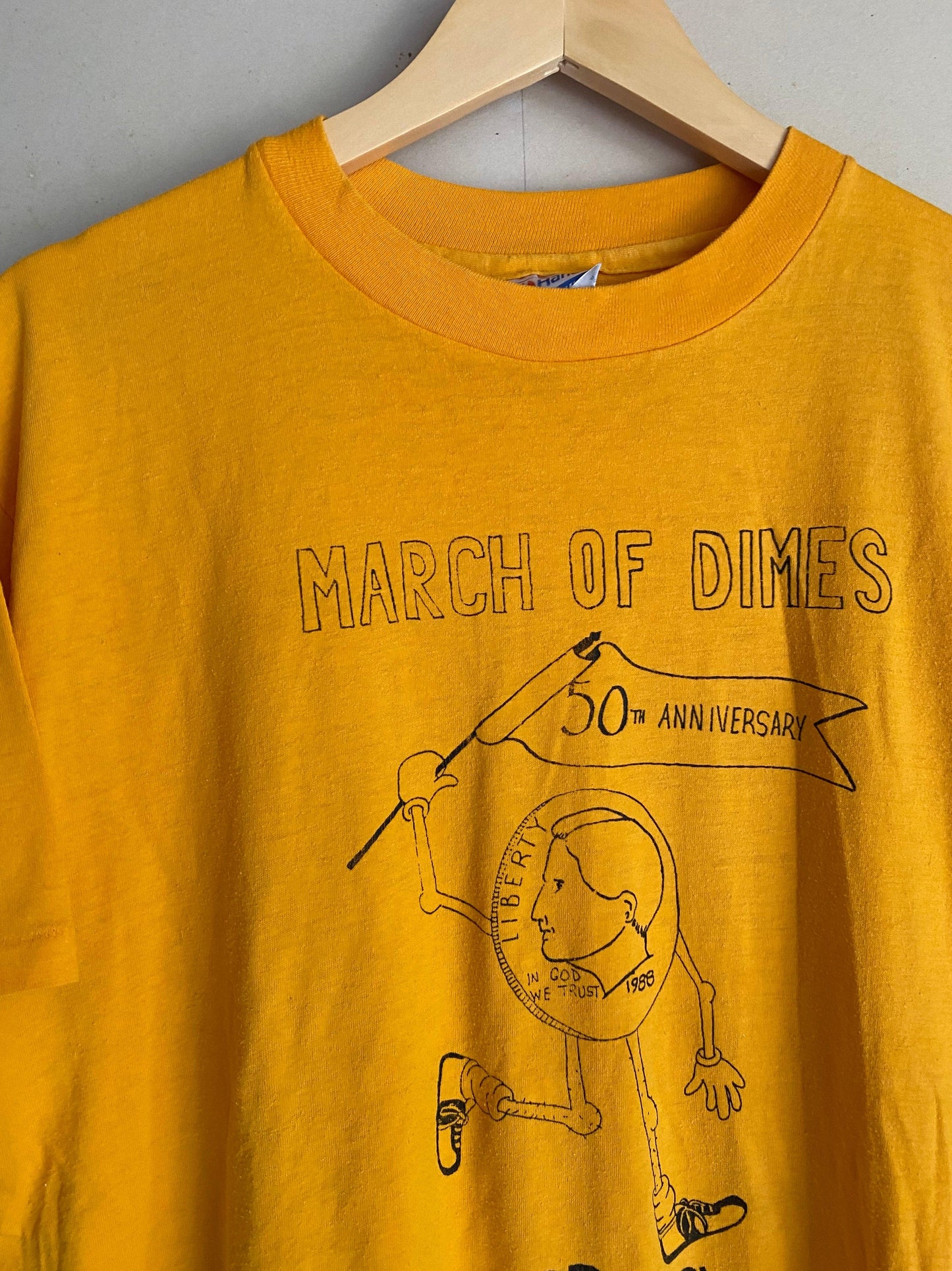 1980s Yellow Tee | L