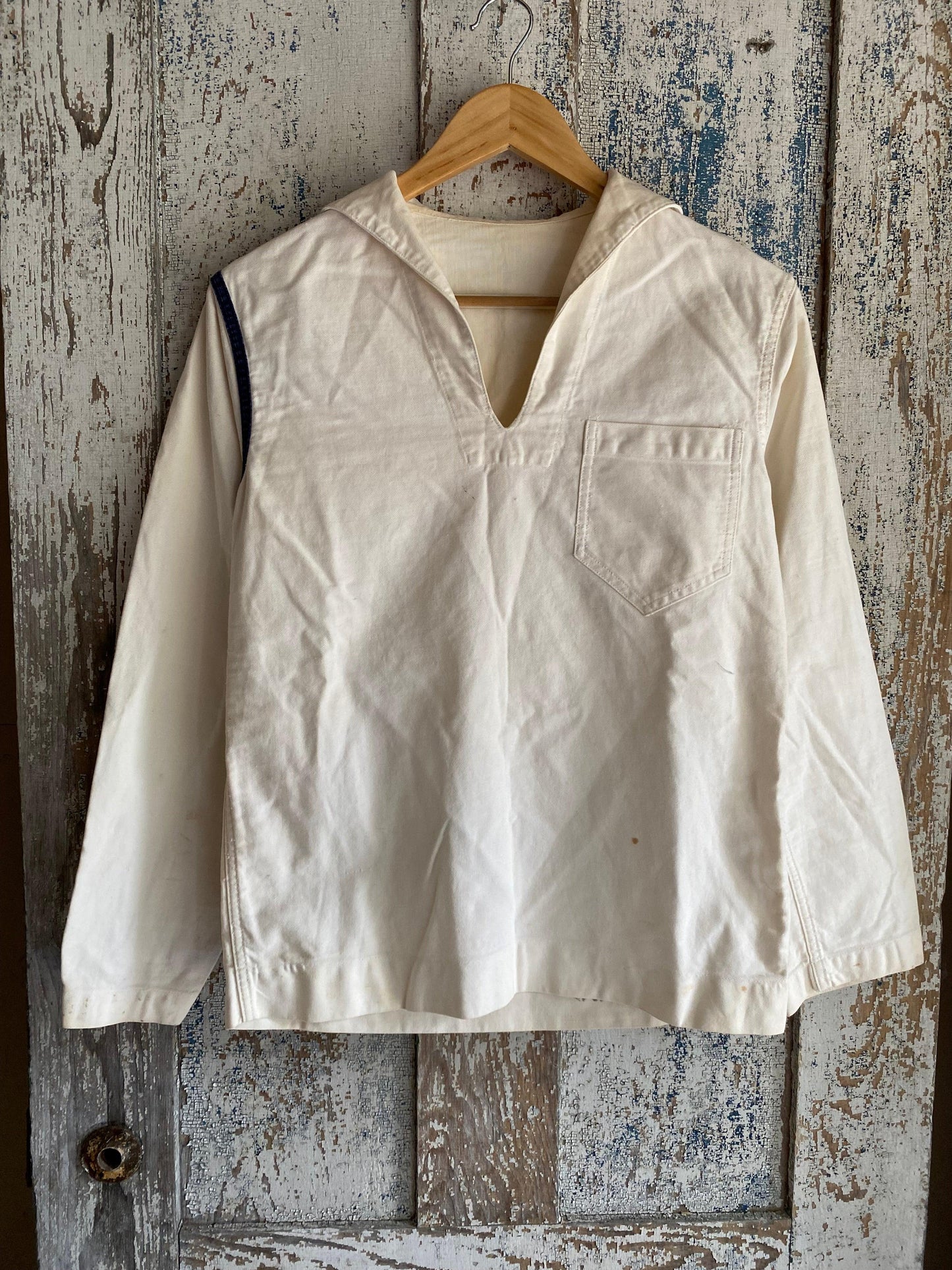 1960s Naval Deck Shirt | M