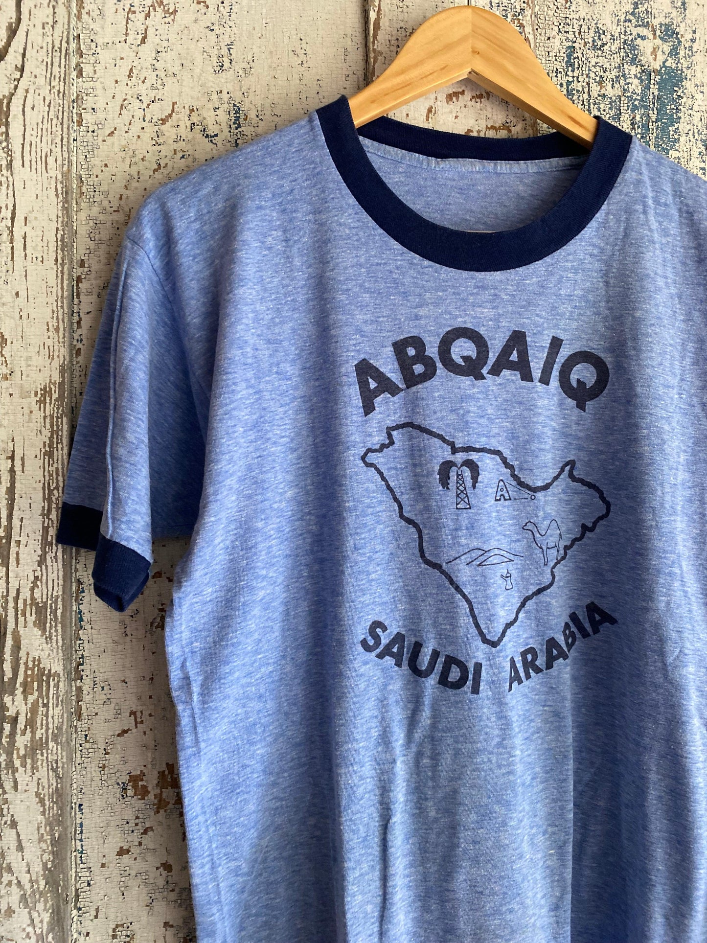 1970s Saudi Arabia Ringer Tee | M