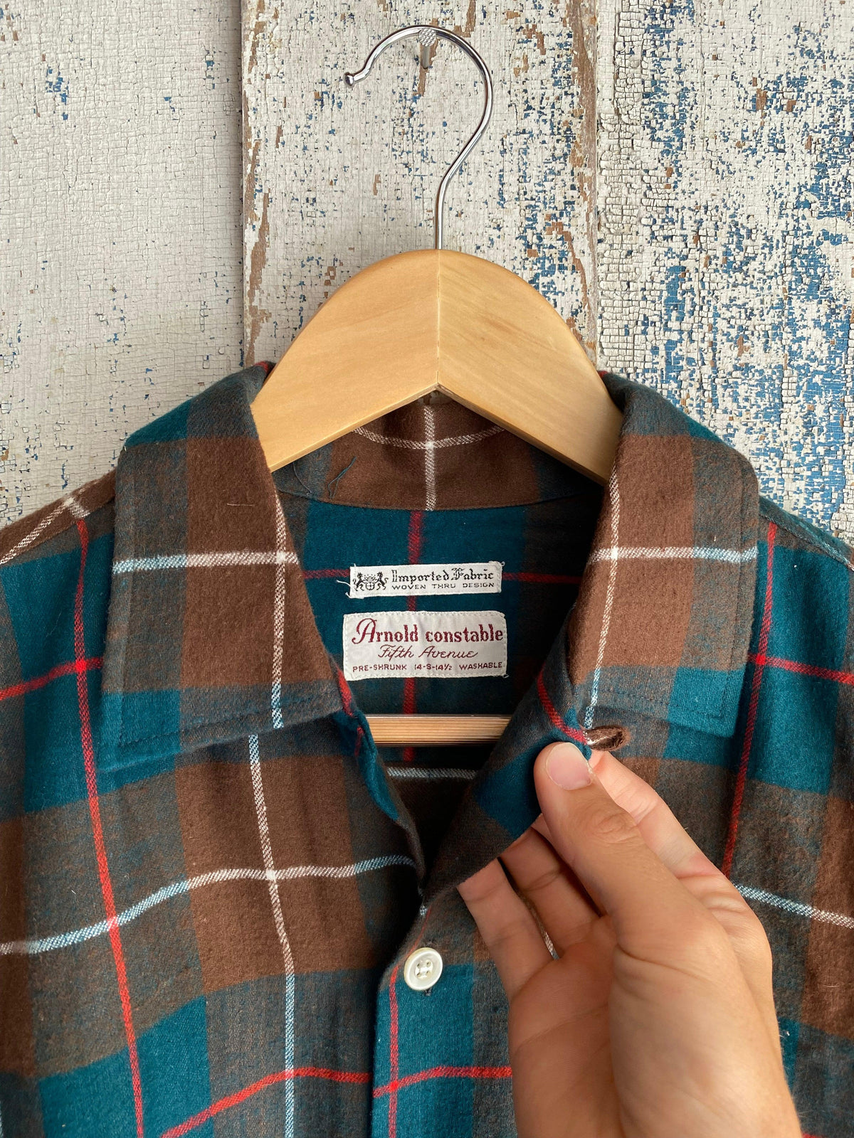 1960s Loop Collar Shirt | M