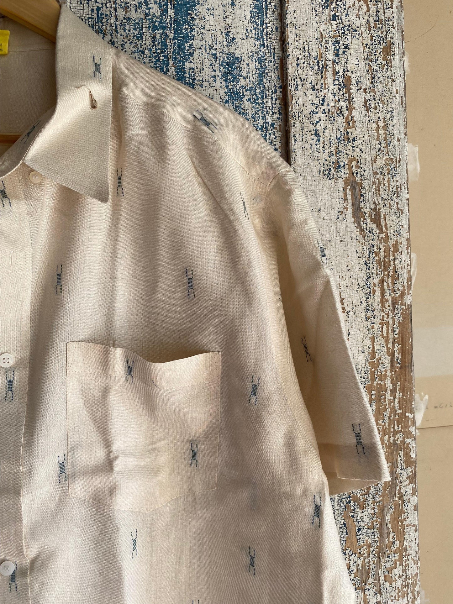 1970s Patterned Button Up | L