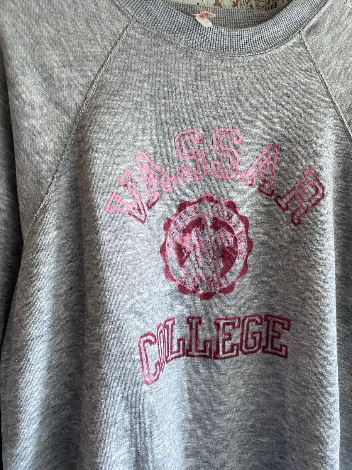1980s Felt Letter Collegiate Crewneck | L