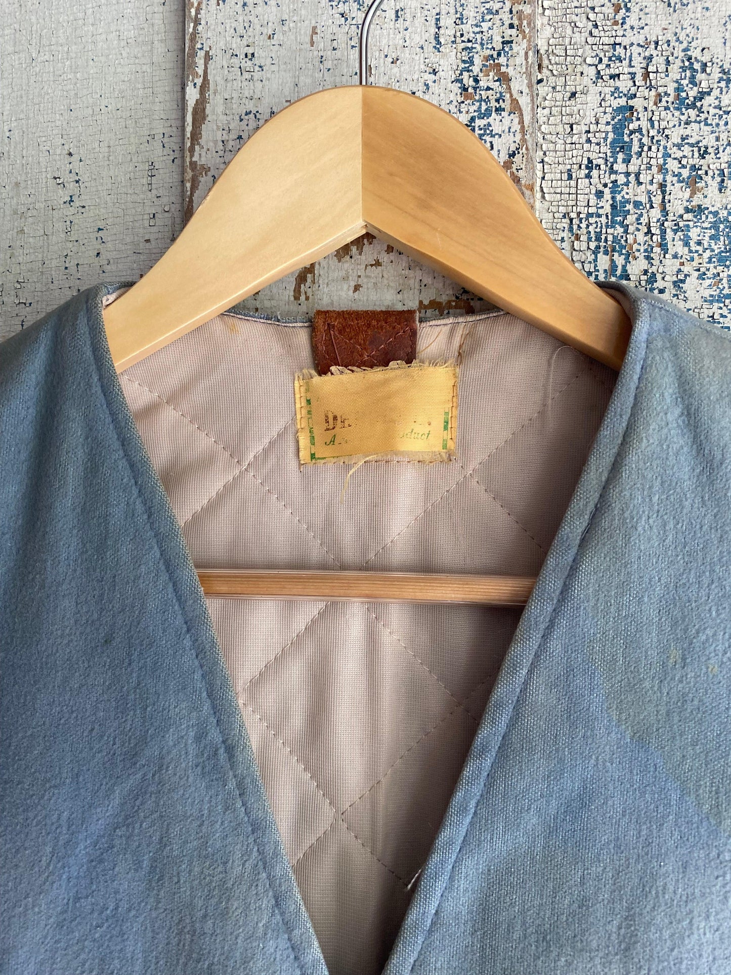 1970s Western Button Up Vest | M