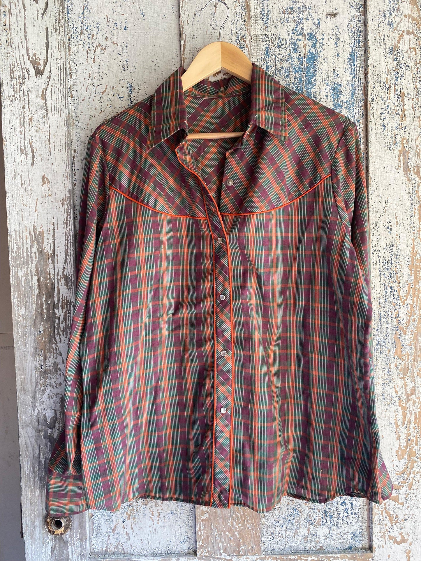1970s Western Pearl Snap | L