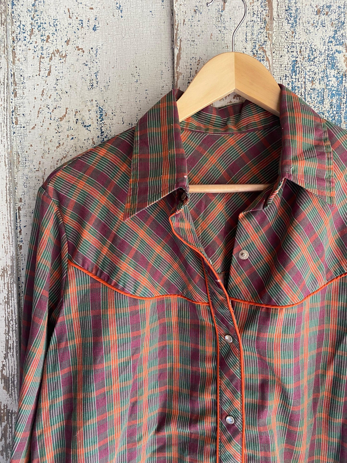 1970s Western Pearl Snap | L