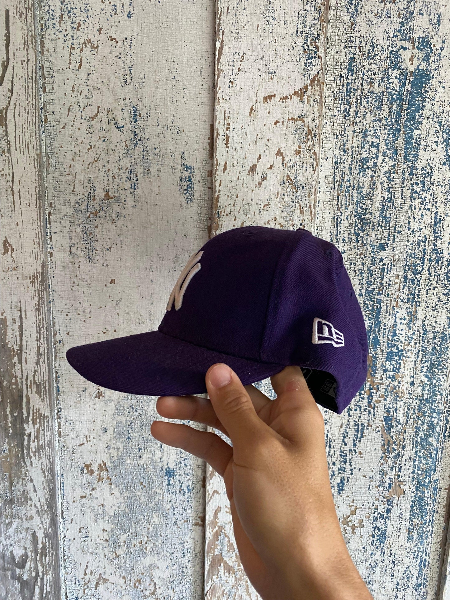 2000s Purple Yankee Fitted | 7 1/4
