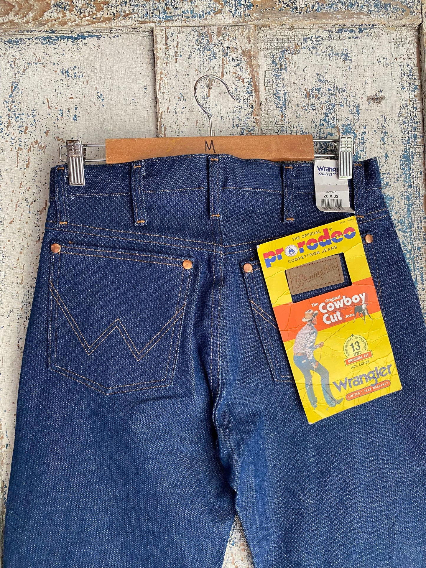 1980s Old Stock Cowboy Cut Wranglers | 28