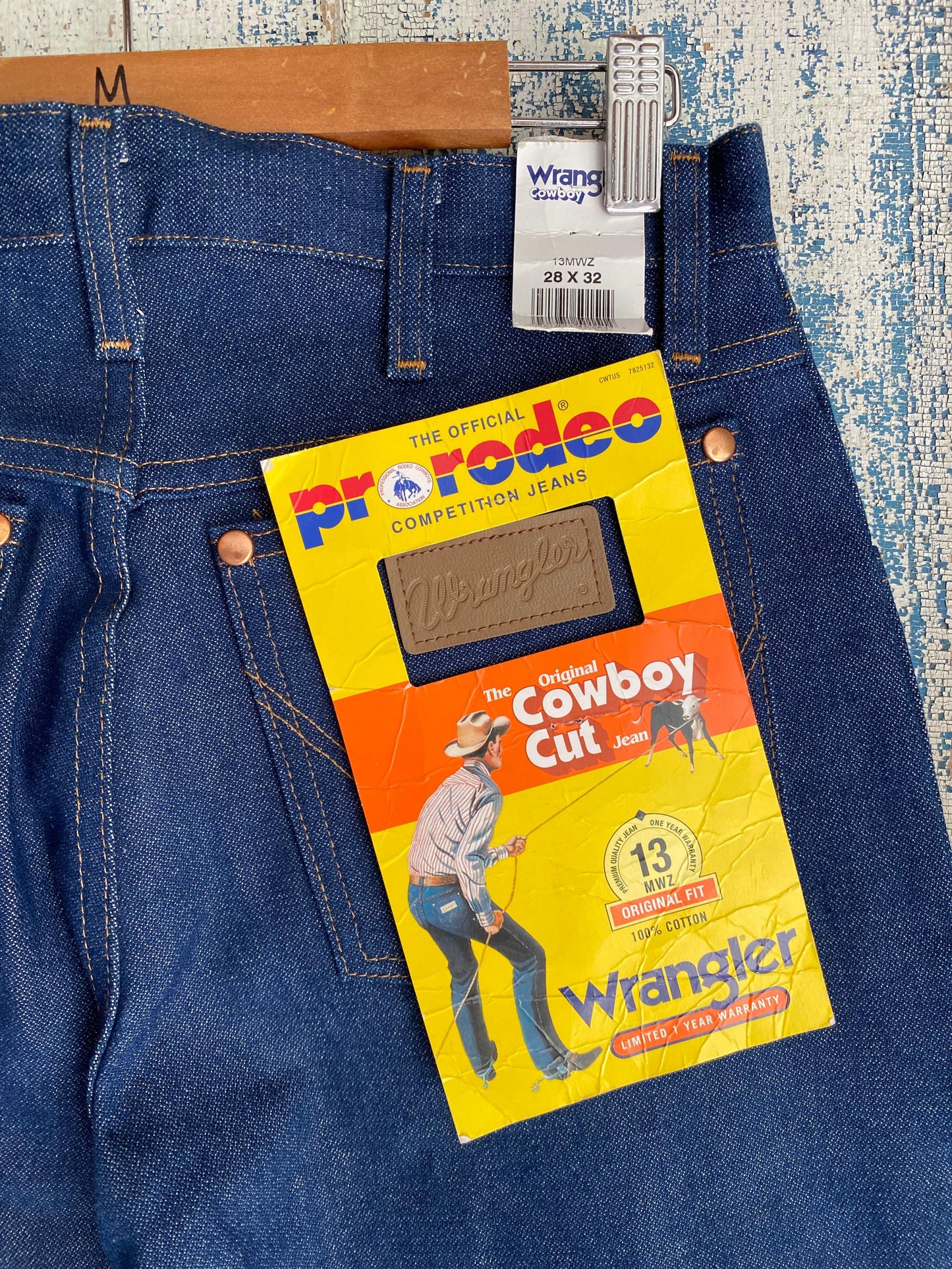 1980s Old Stock Cowboy Cut Wranglers | 28