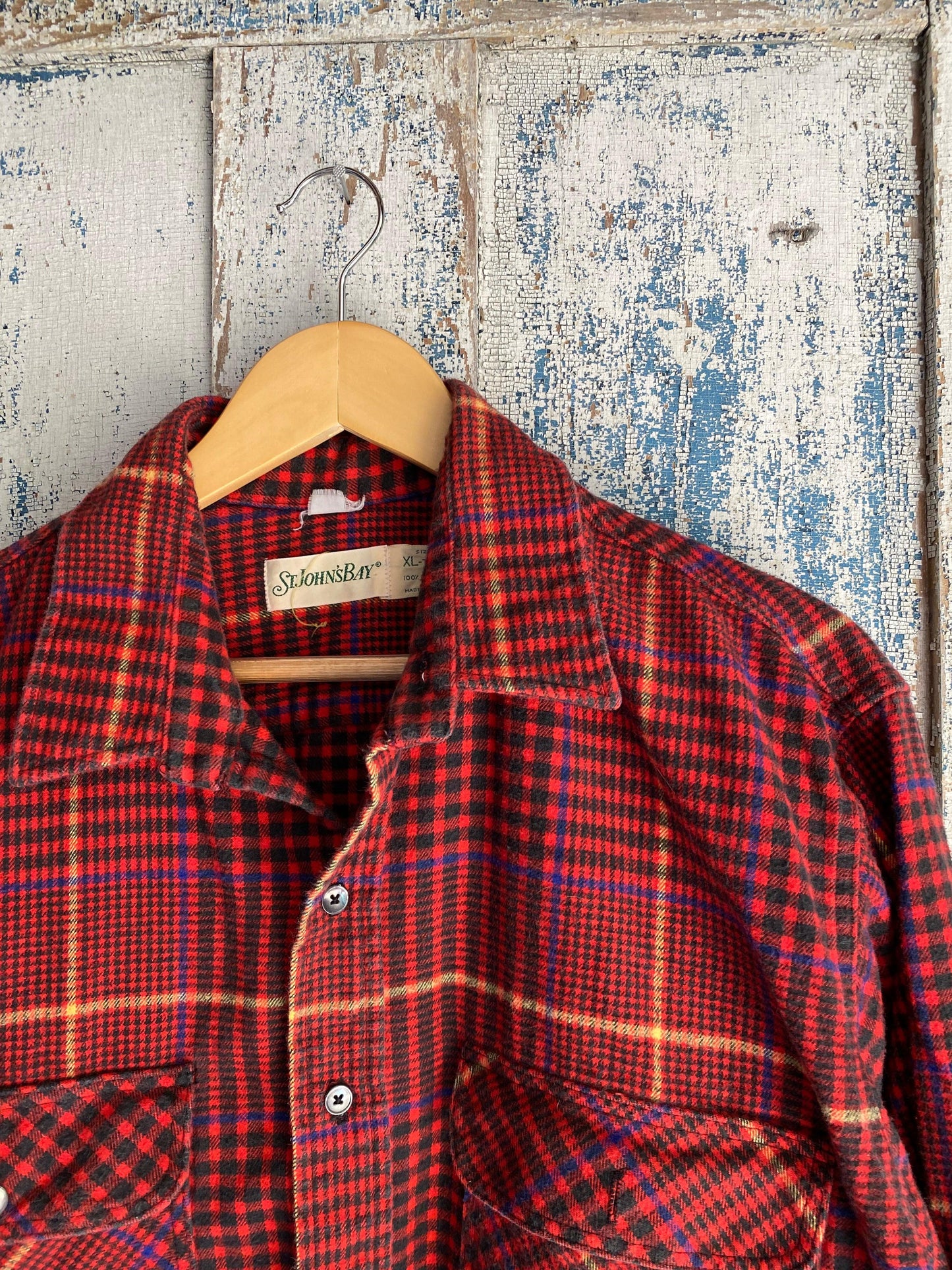 1990s Cotton Flannel | L