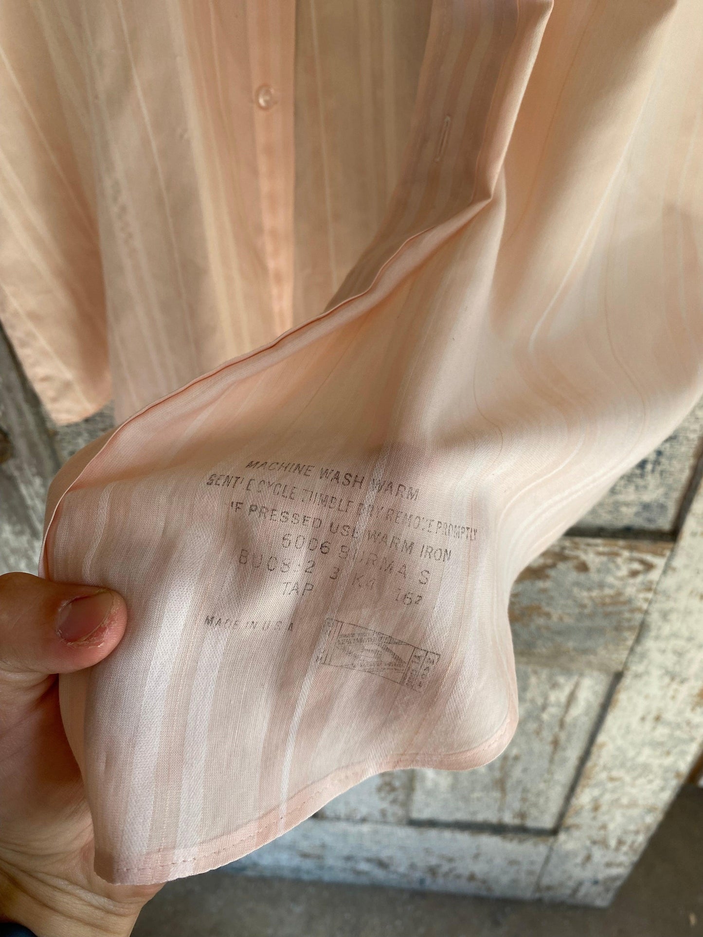 1970s Striped Boxy Button Up | L