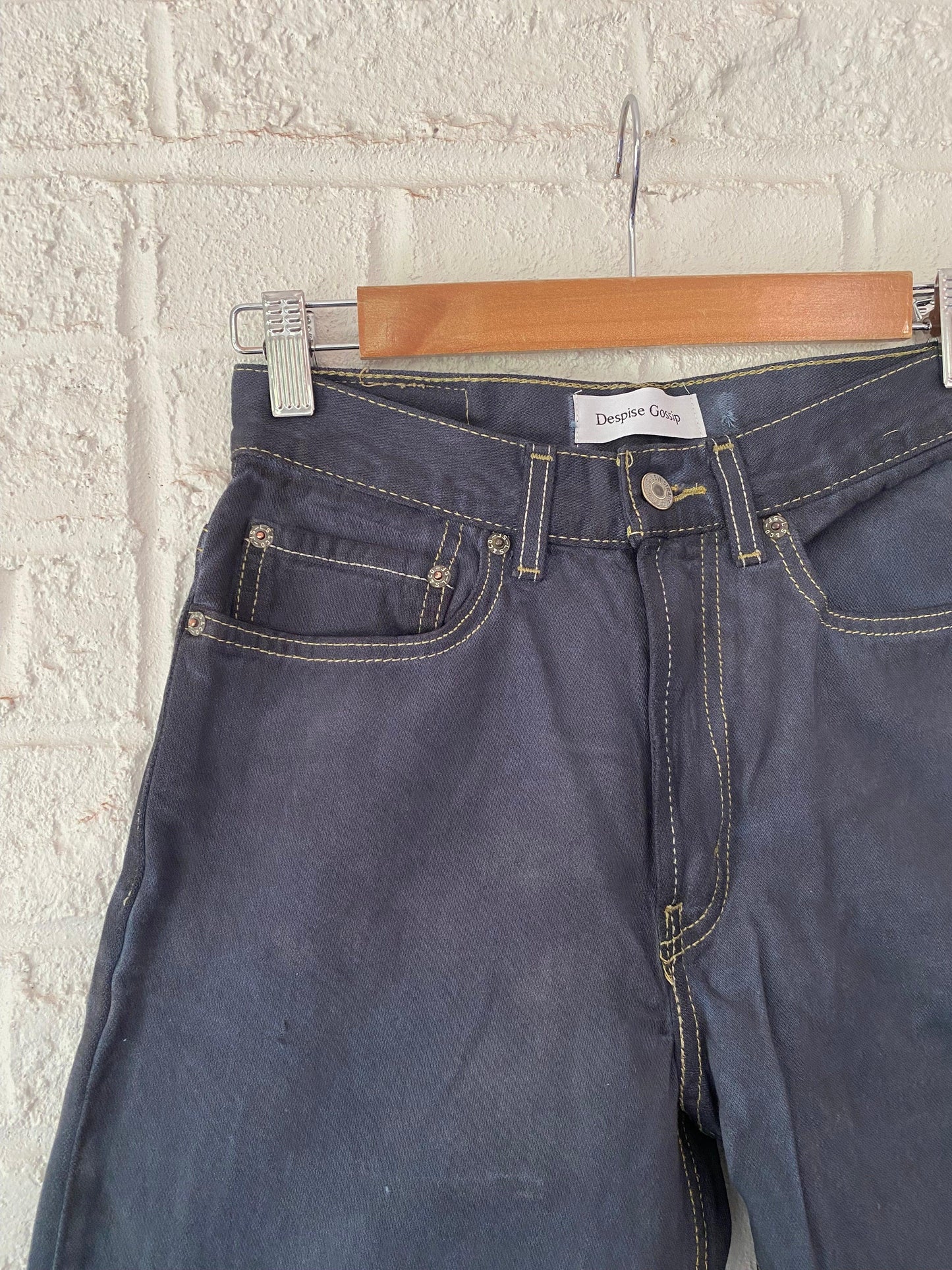 Overdyed Flared Denim | 26