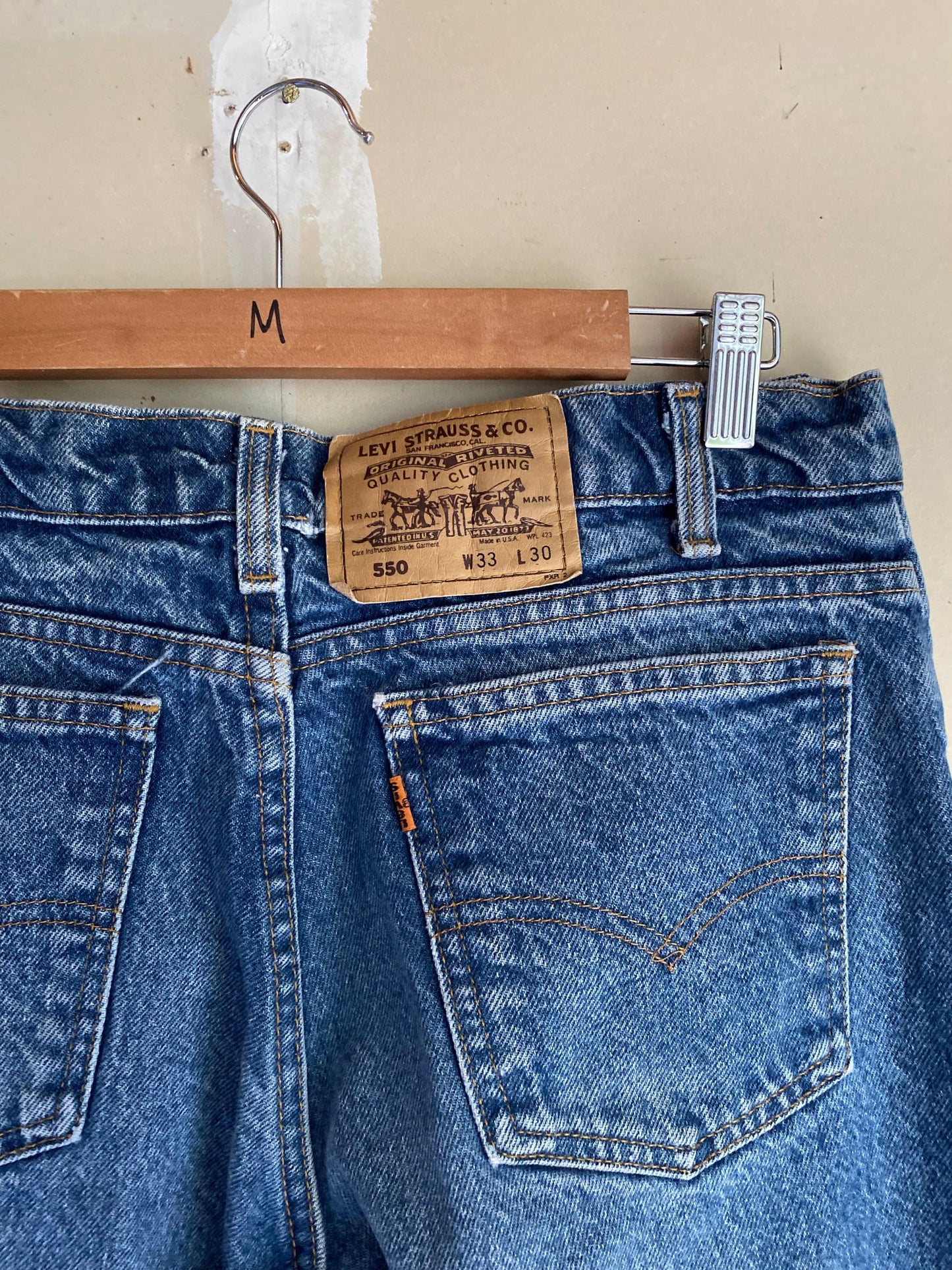 1980s Orange Tab Levis | 33