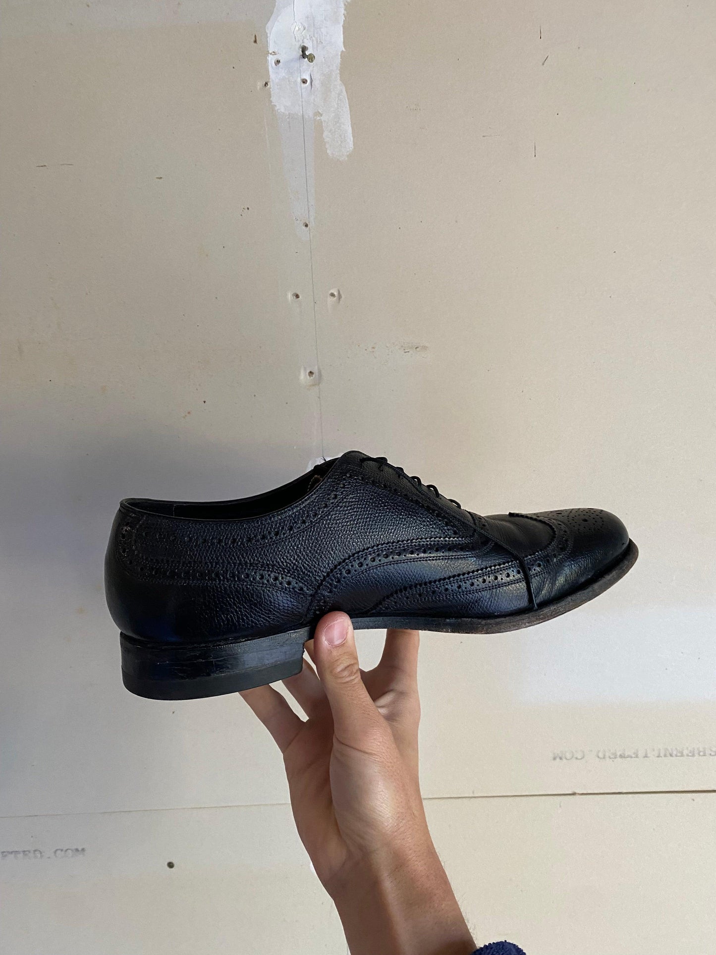 1980s Wing Tip Shoes | 9.5