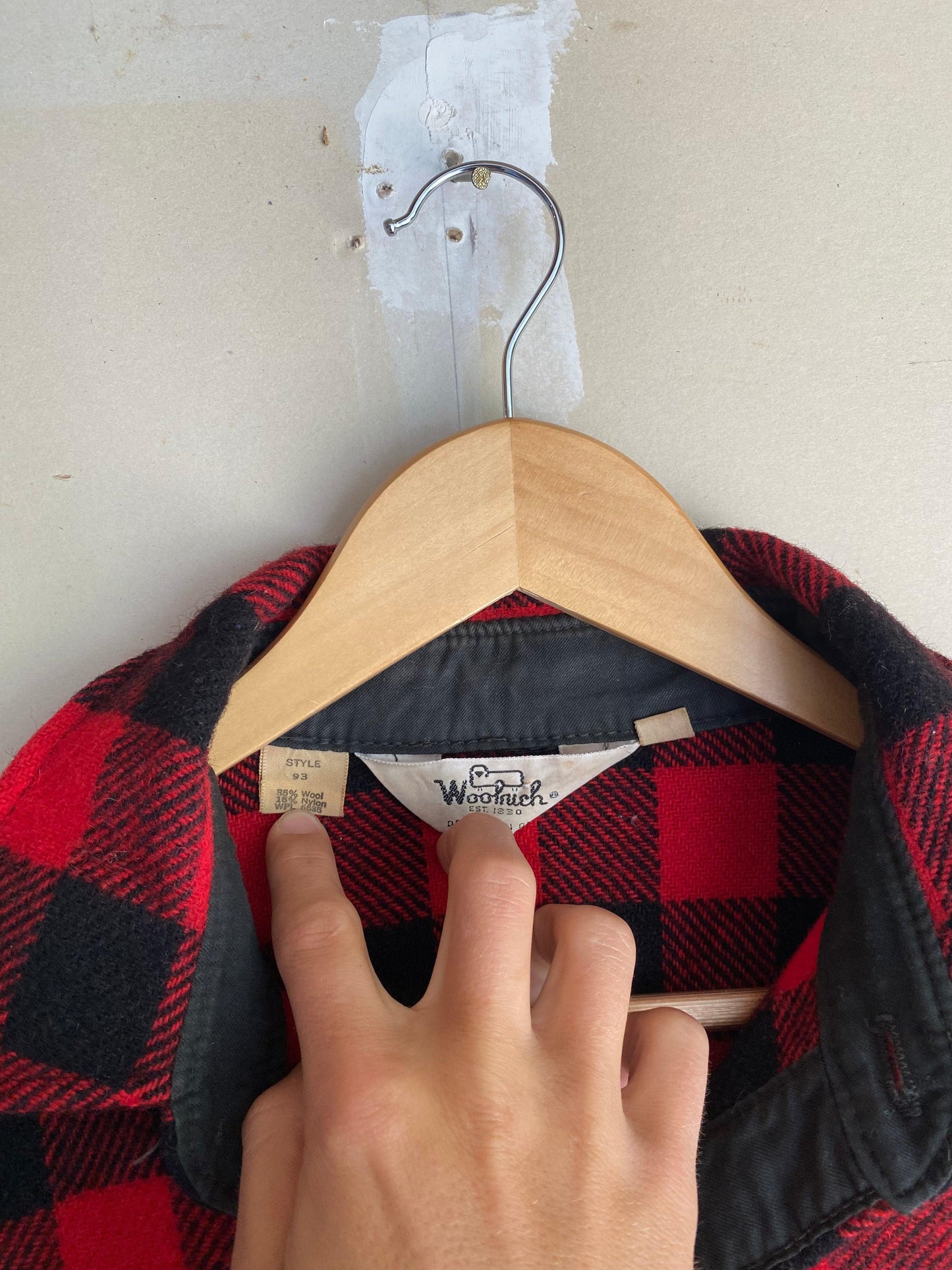 1970s Woolrich Buffalo Check Flannel | L