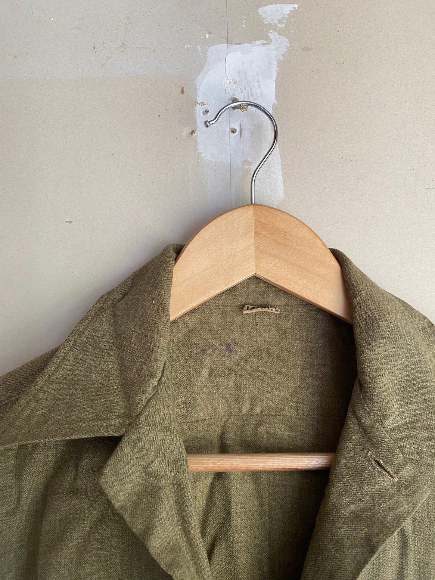 1970s Wool Fatigue Shirts | L