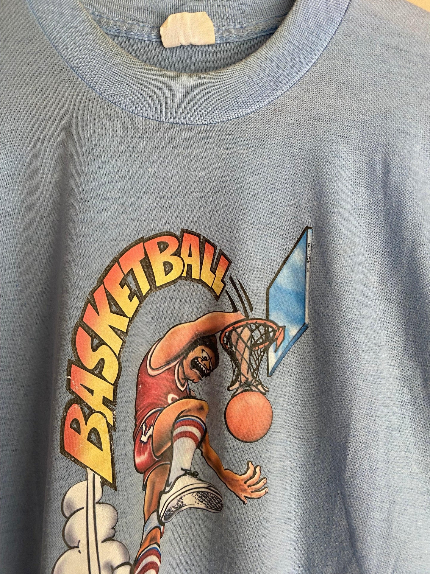 1970s "Basketball" Tee | M