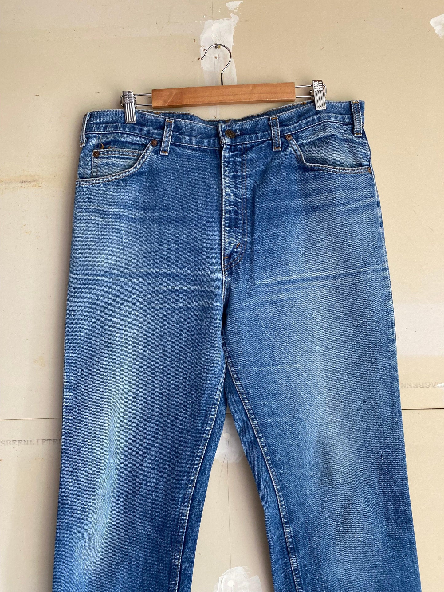 1970s Plain Pockets Denim | 36