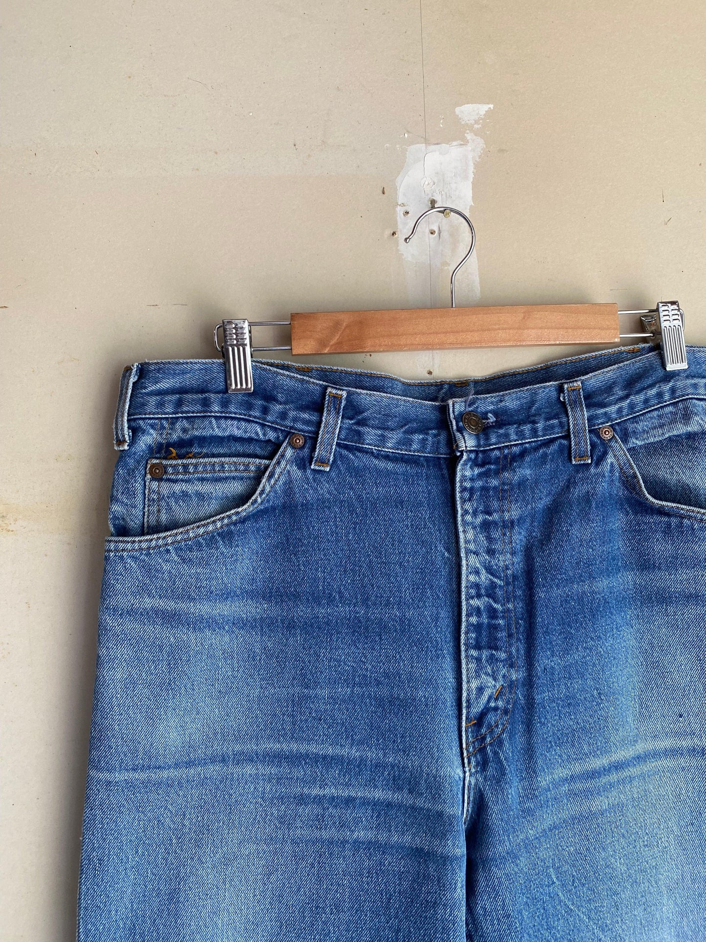1970s Plain Pockets Denim | 36