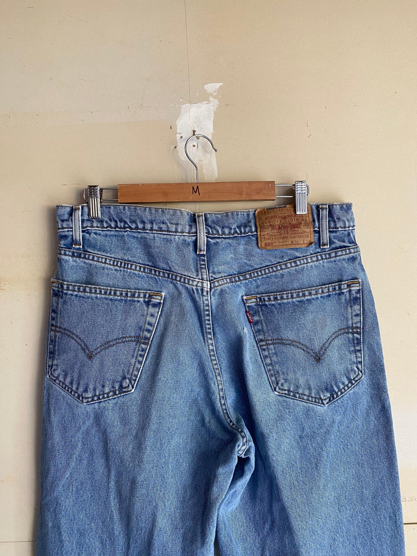 1990s Levis Light Wash Denim | 36