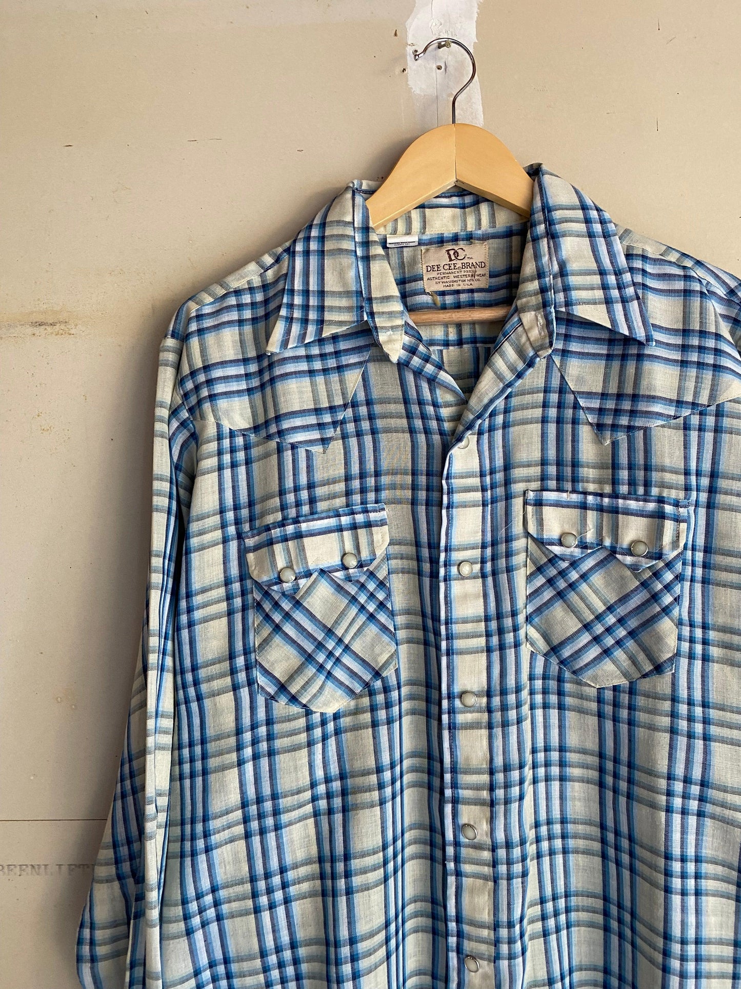 1970s Dee Cee Western Shirt | L