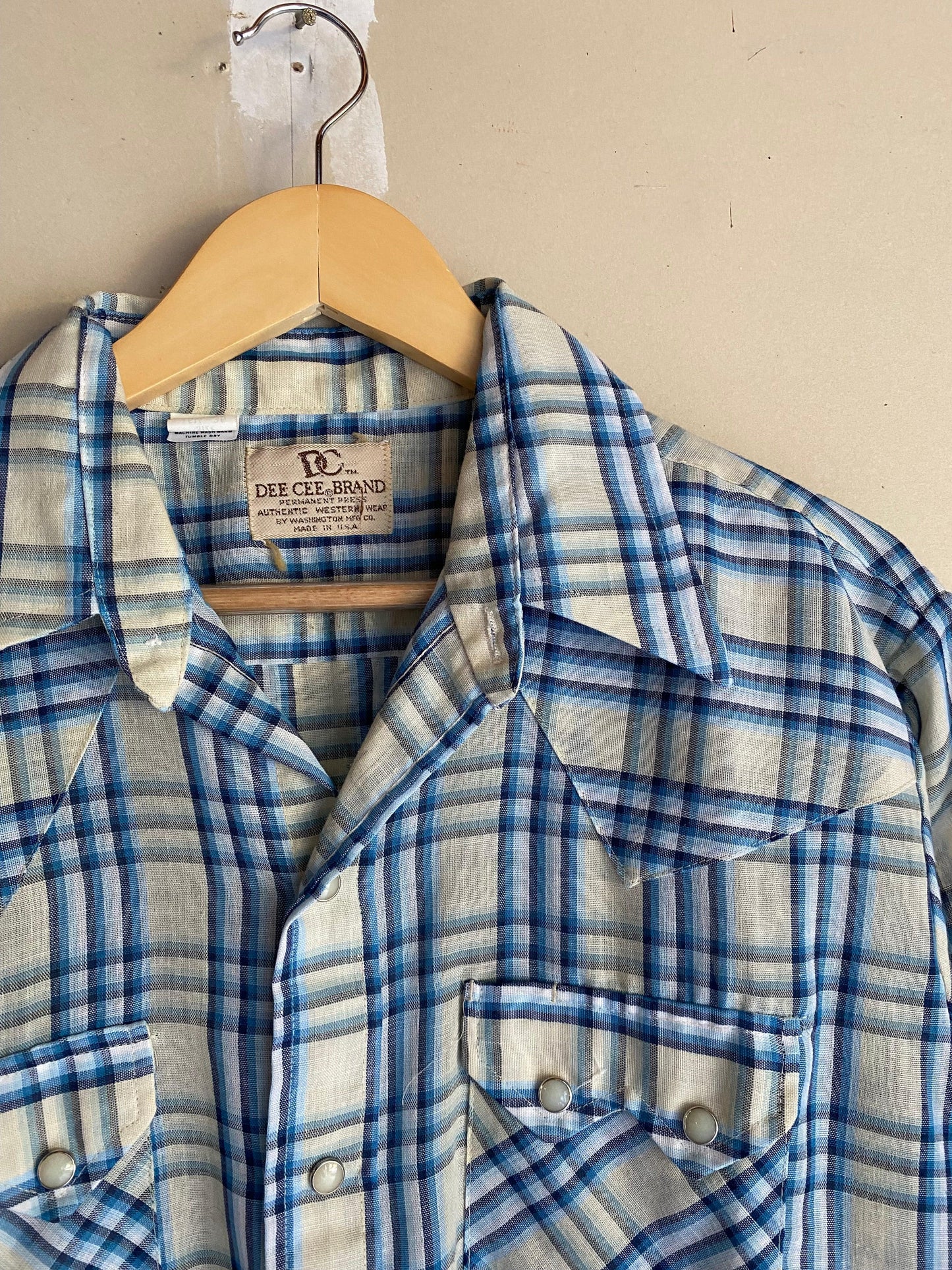 1970s Dee Cee Western Shirt | L