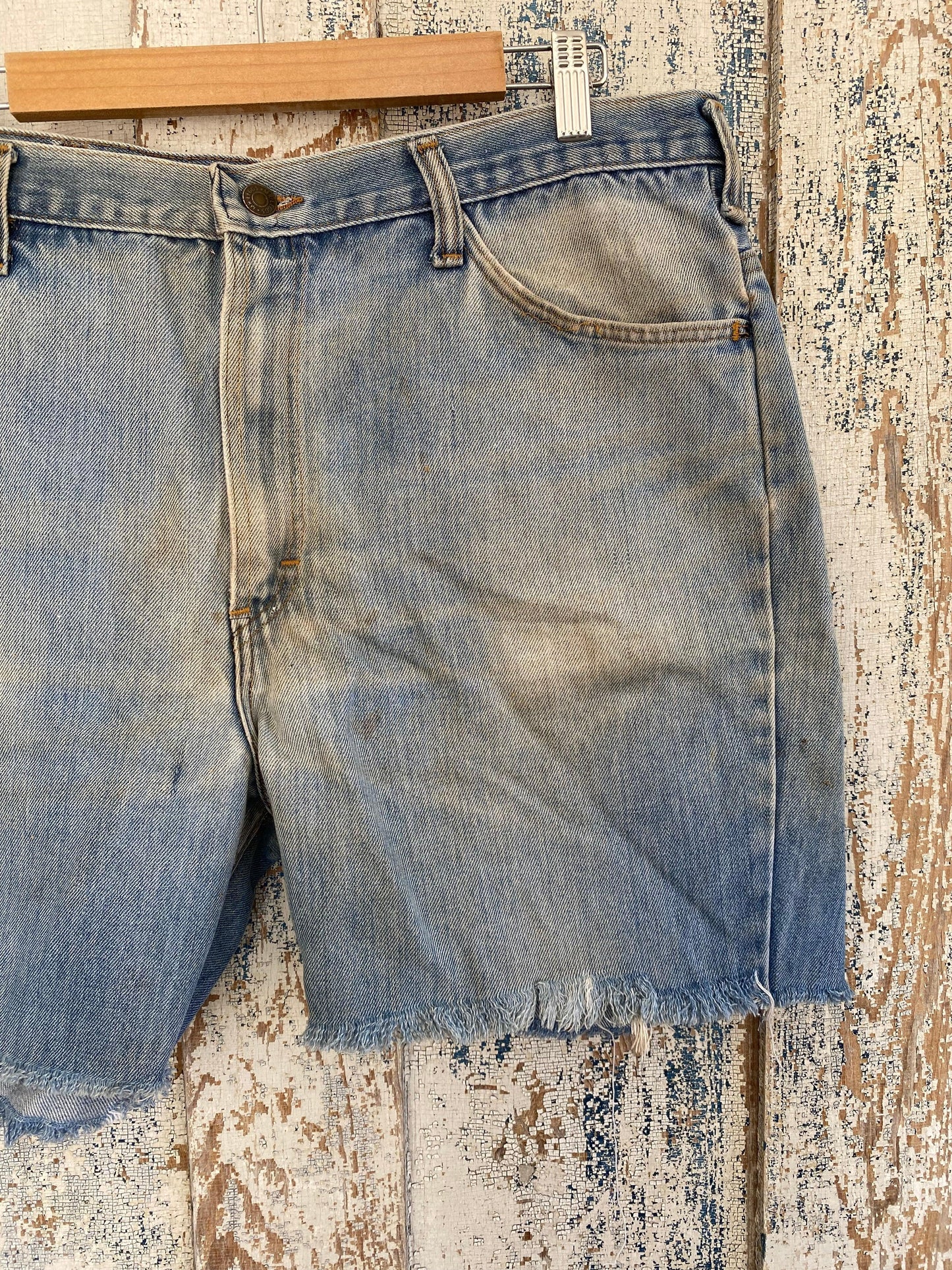 1970s Denim Shorts | 36