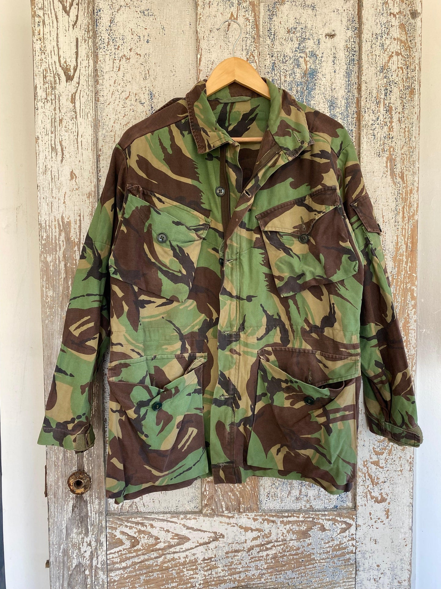 1980s Woodland Camo Jacket | L