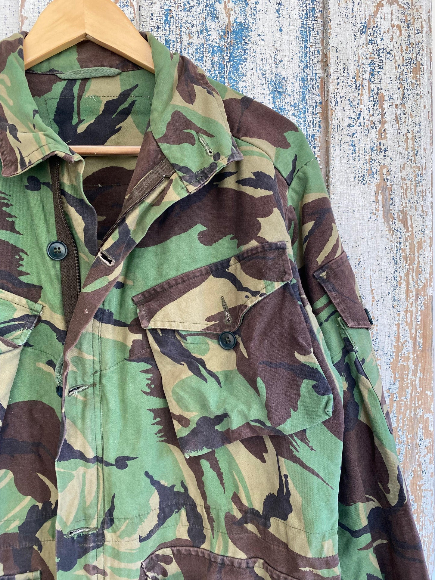 1980s Woodland Camo Jacket | L
