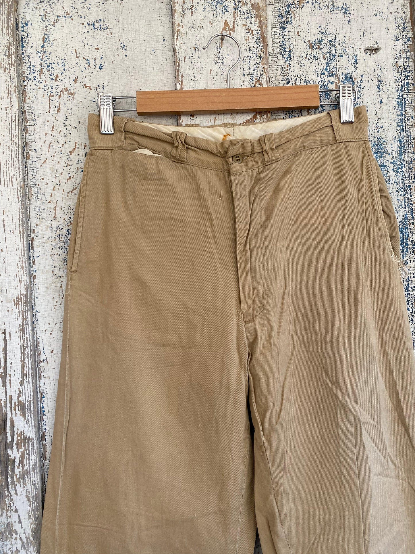 1960s Wide Leg Work Pants | 28