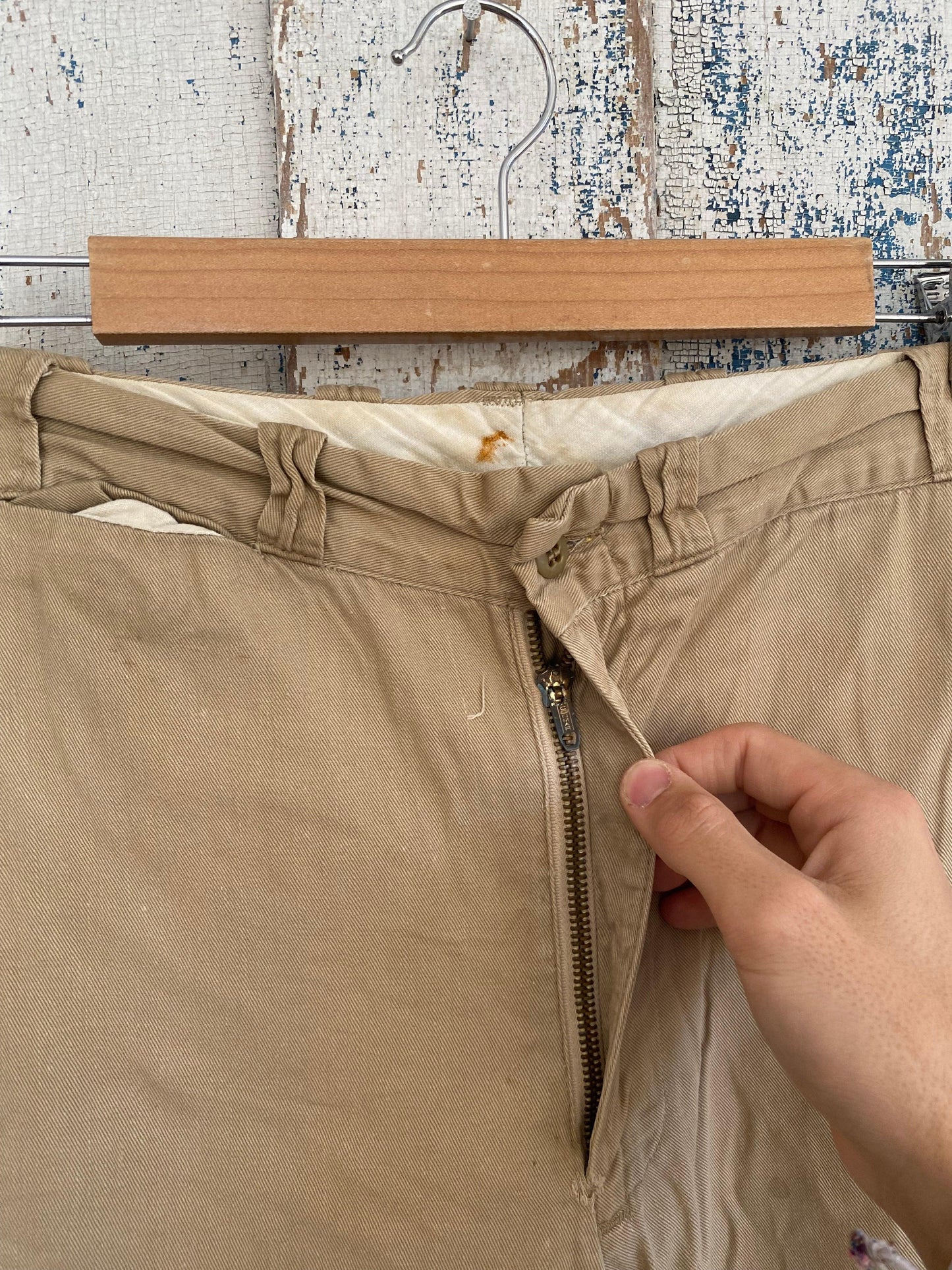 1960s Wide Leg Work Pants | 28