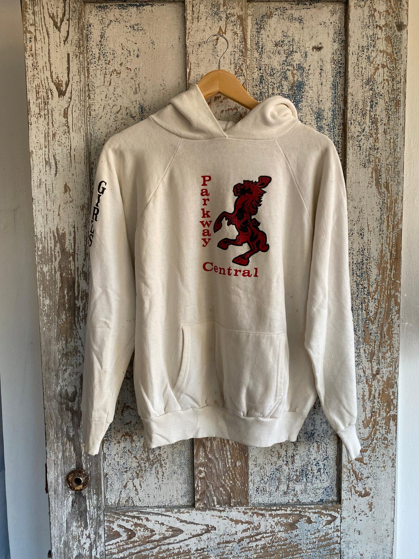 1980s Boxy Raglan Hoodie | L