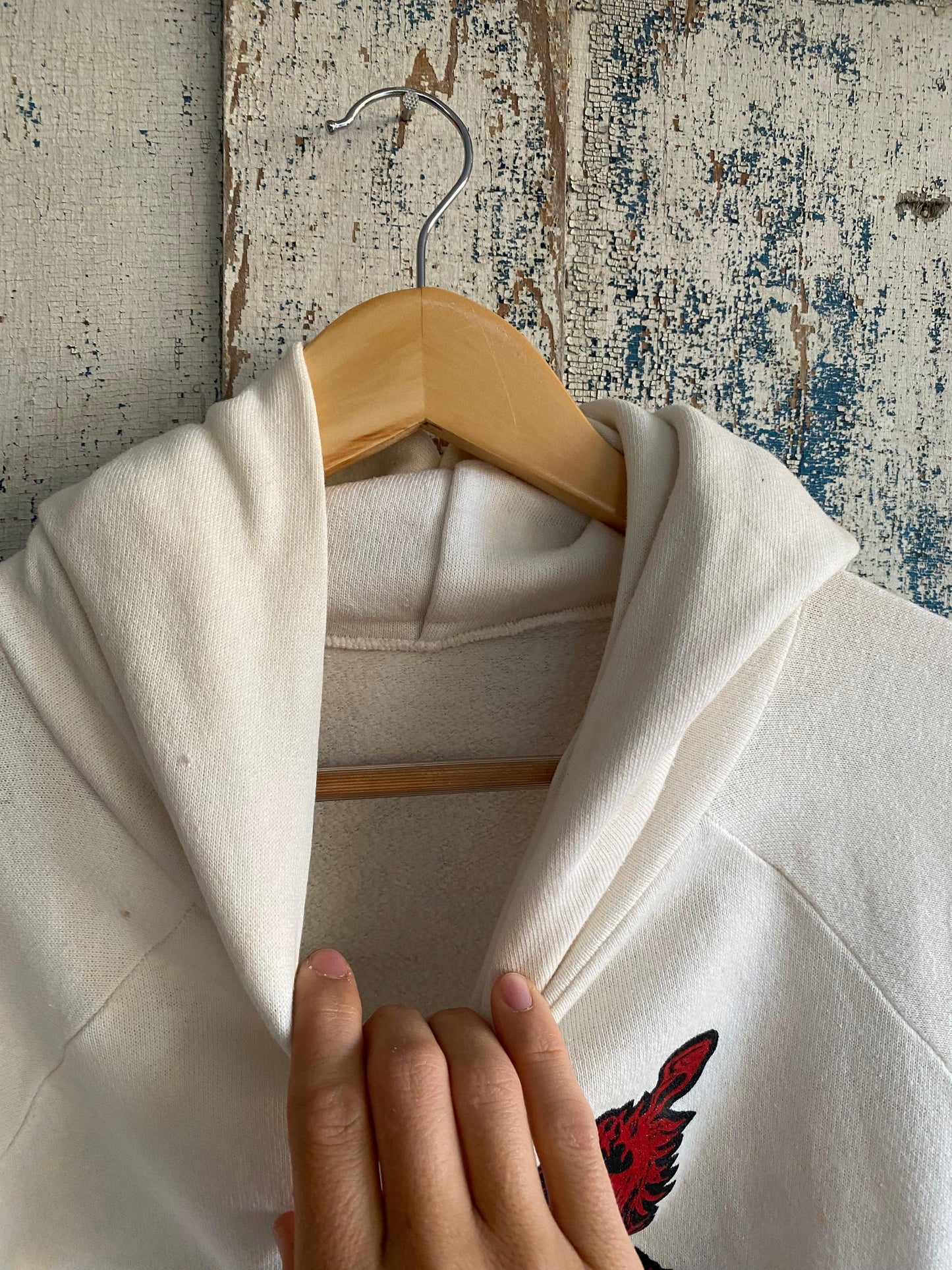 1980s Boxy Raglan Hoodie | L