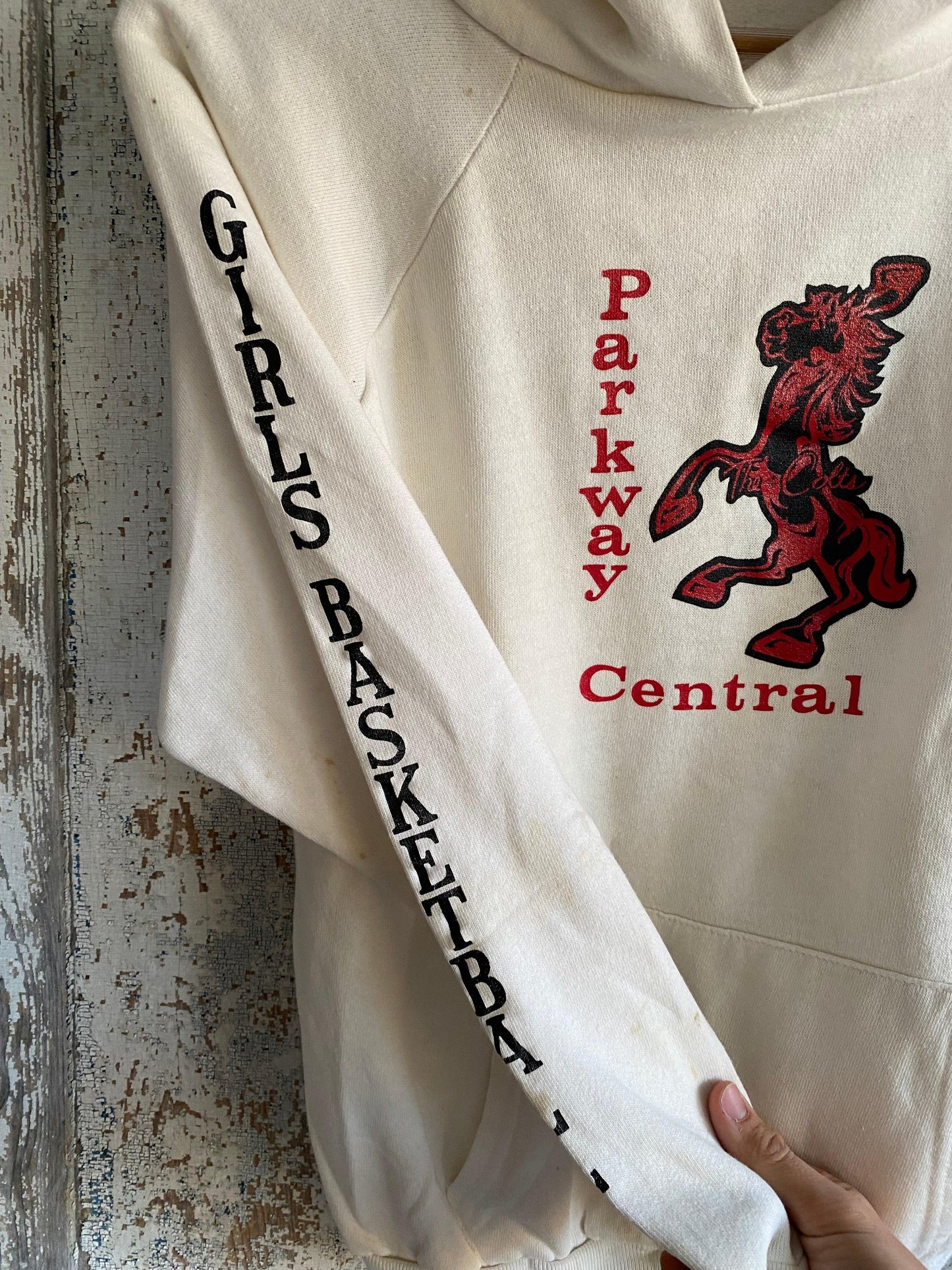 1980s Boxy Raglan Hoodie | L