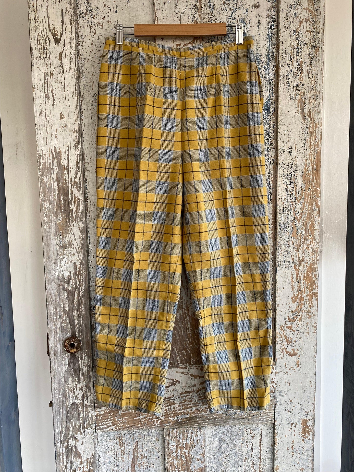 1980s Plaid Slacks | 28