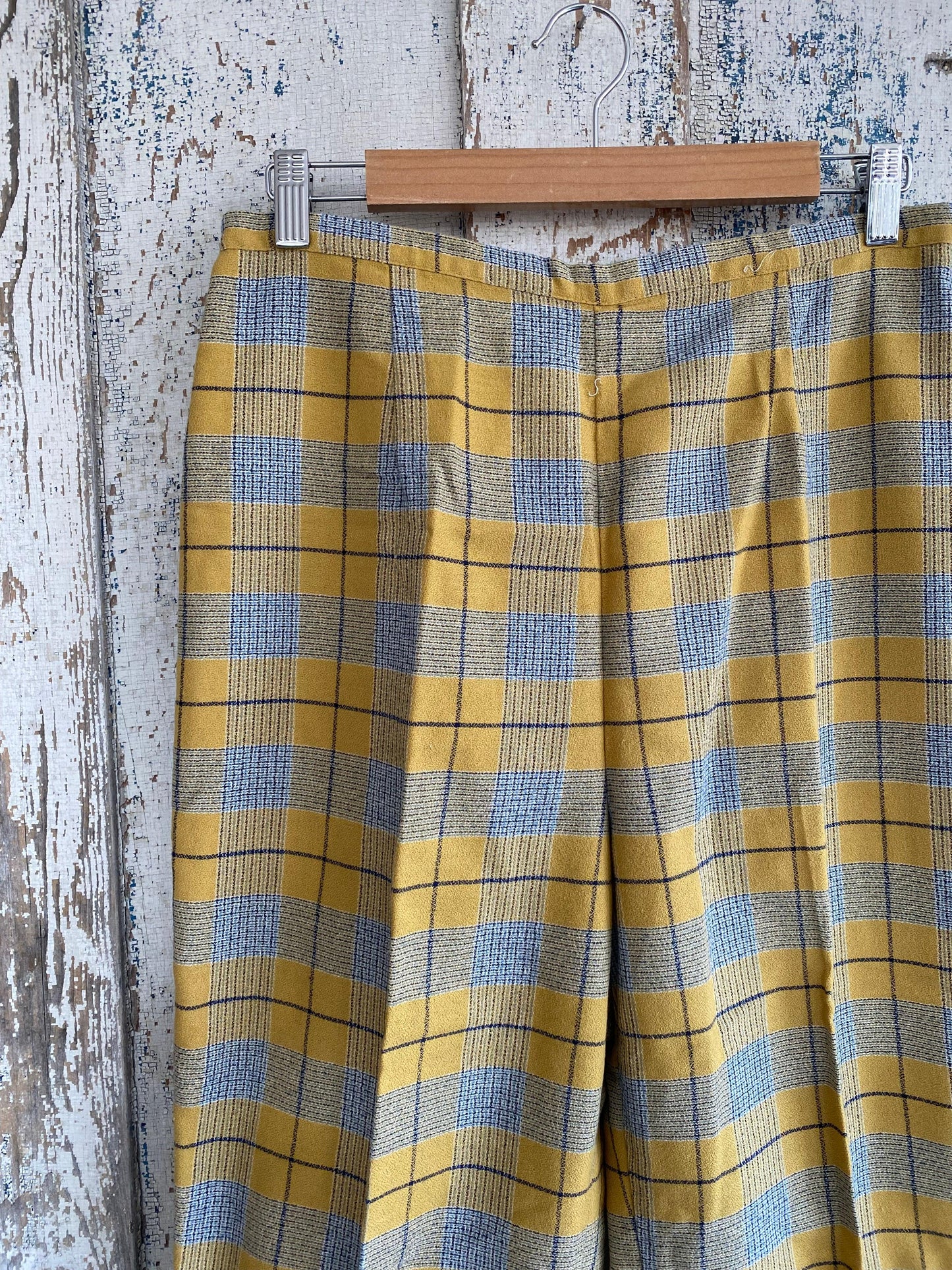 1980s Plaid Slacks | 28