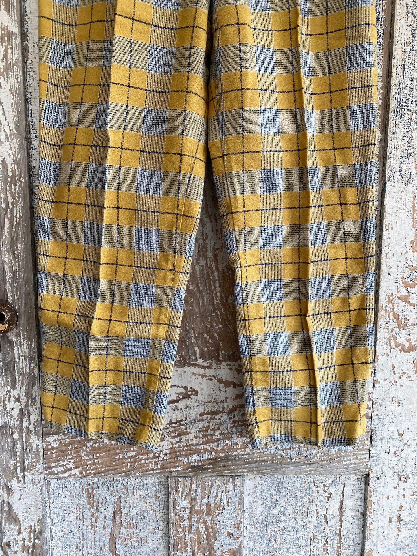 1980s Plaid Slacks | 28