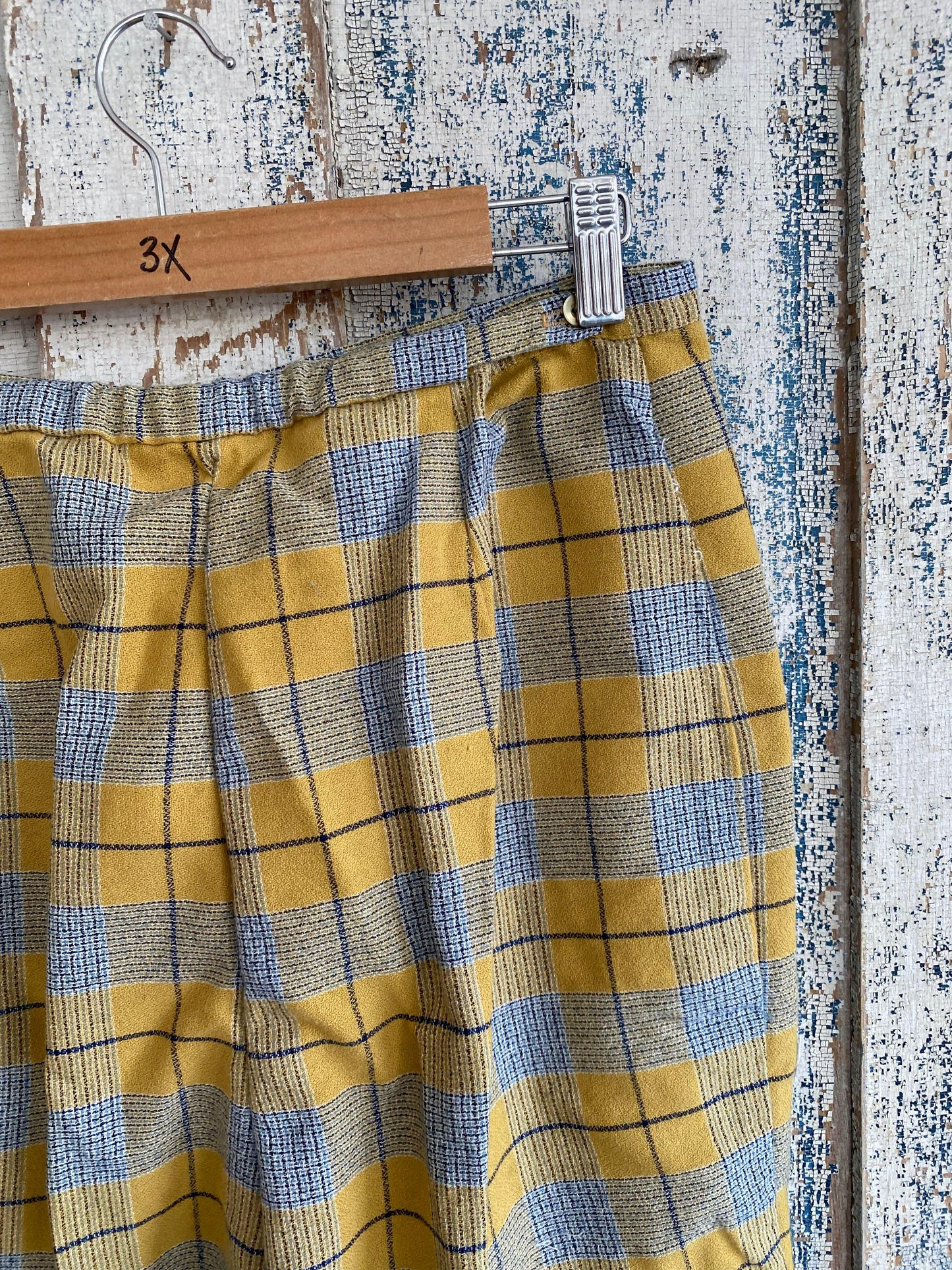1980s Plaid Slacks | 28