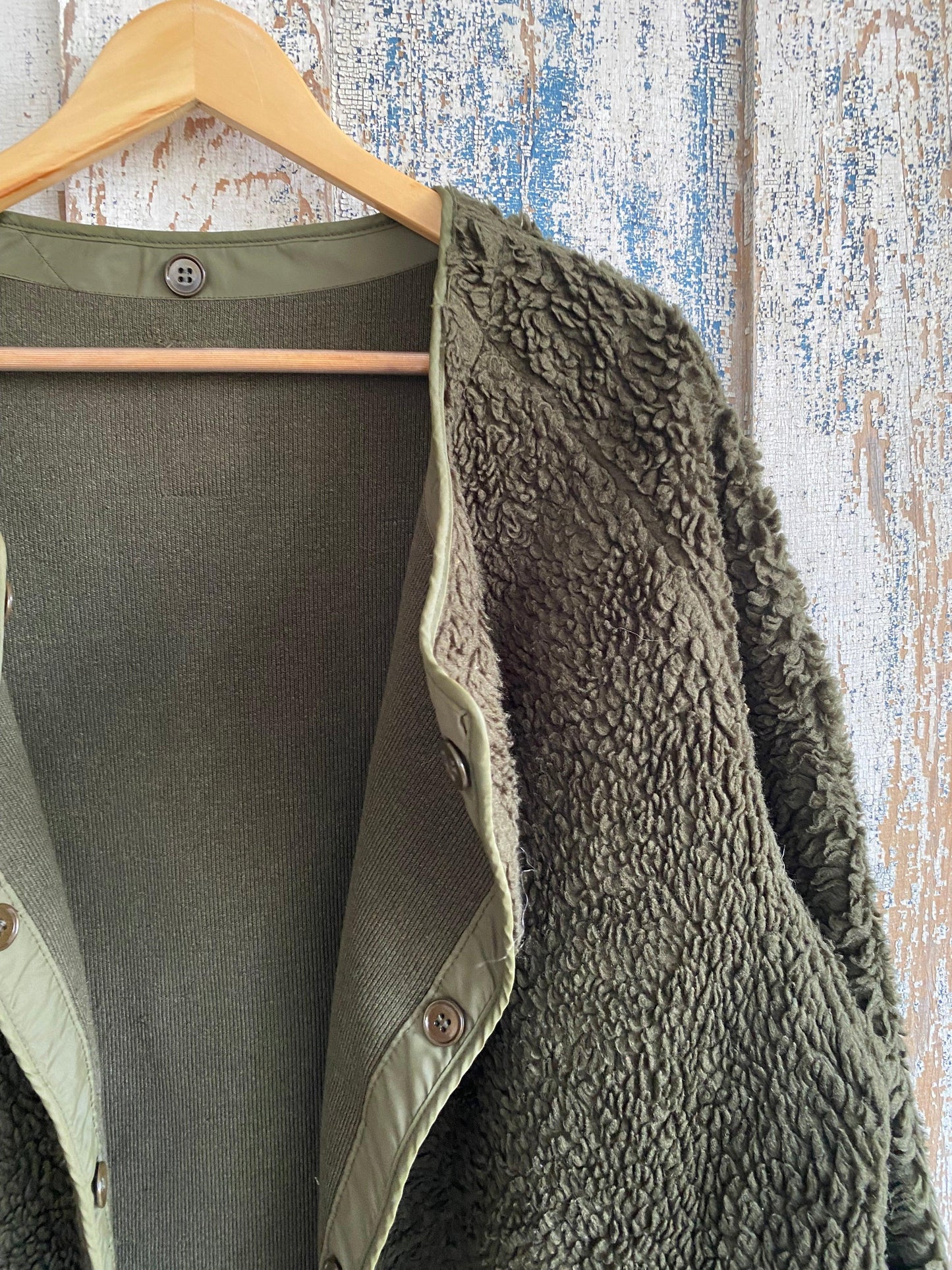 1970s Fleece Military Liner | XL