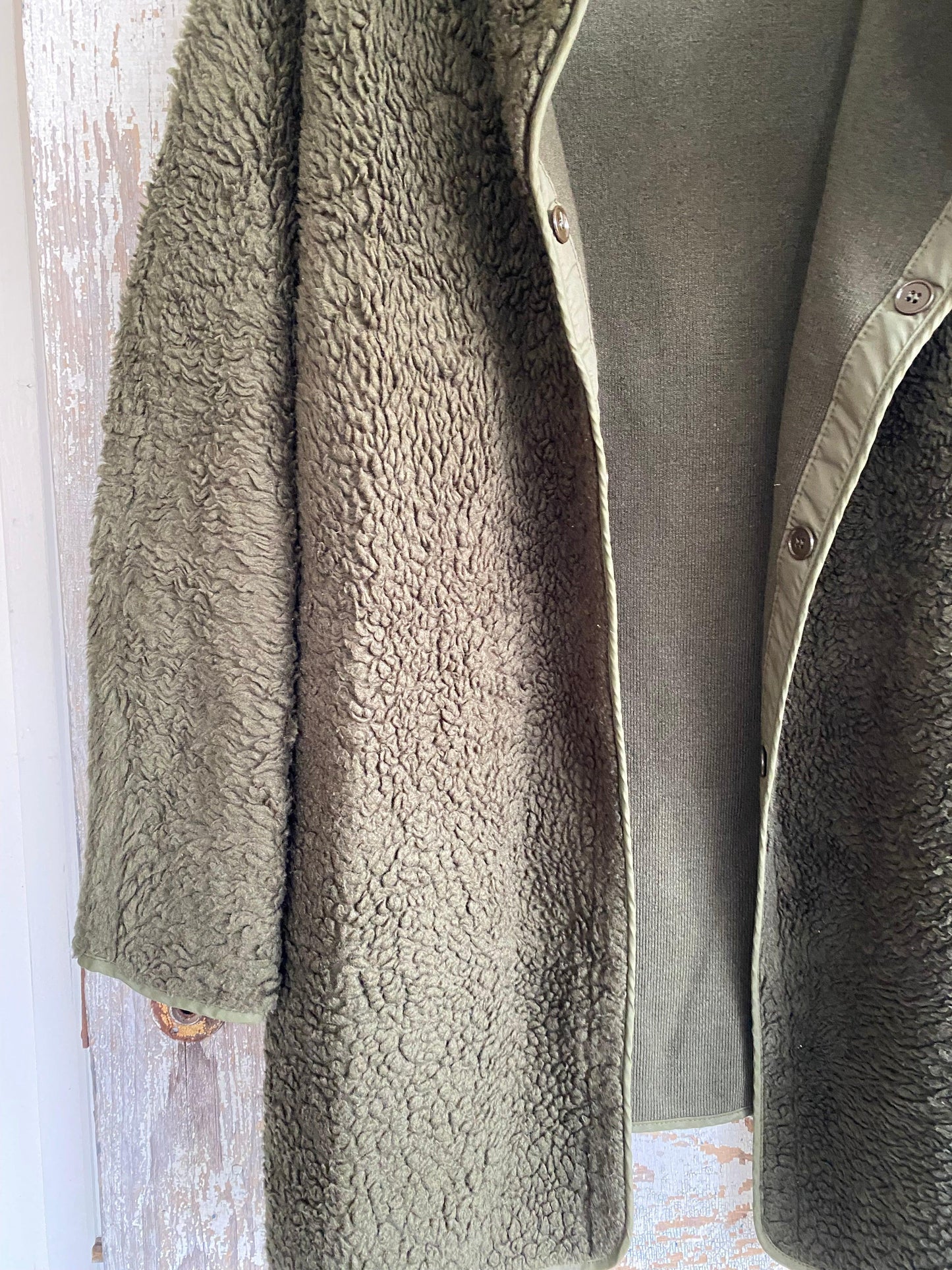 1970s Fleece Military Liner | XL