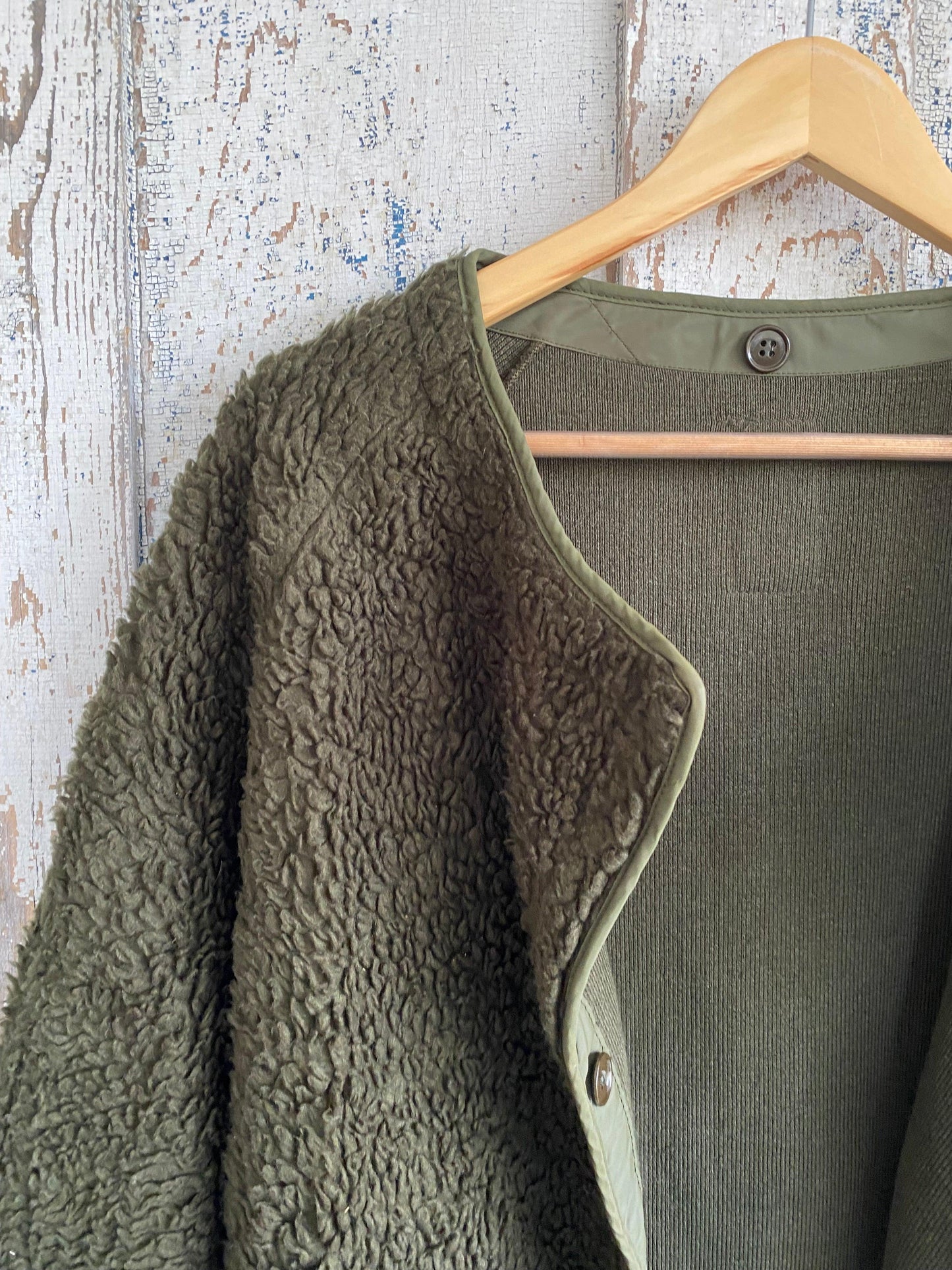 1970s Fleece Military Liner | XL