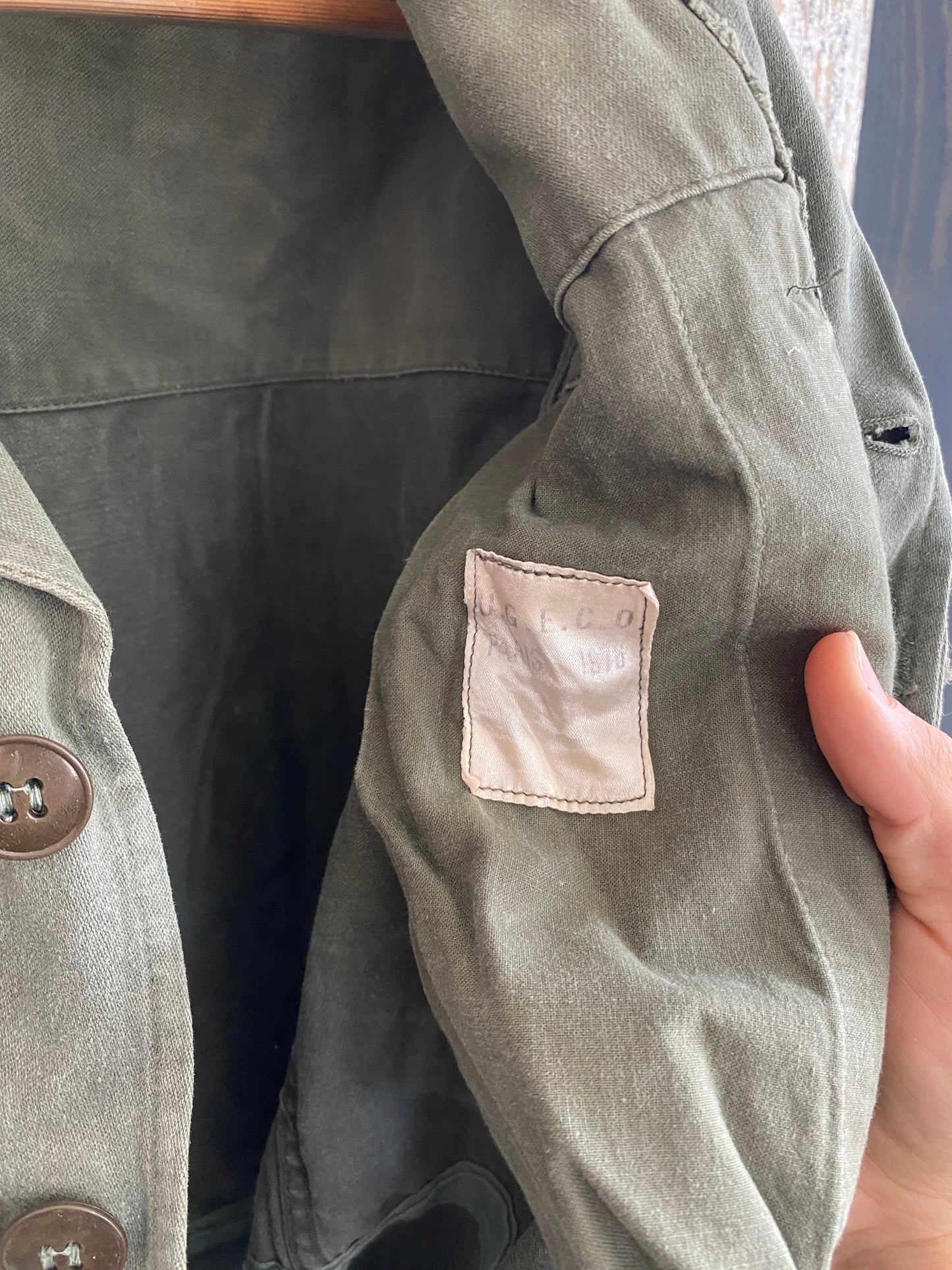 1980s French Military Jacket | M