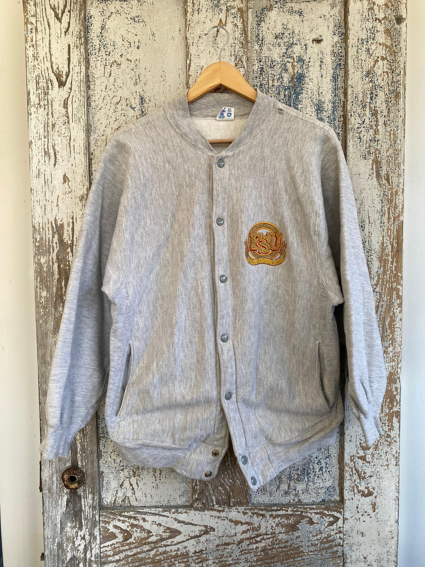 1990s Champion Cardigan Sweat Shirt | L