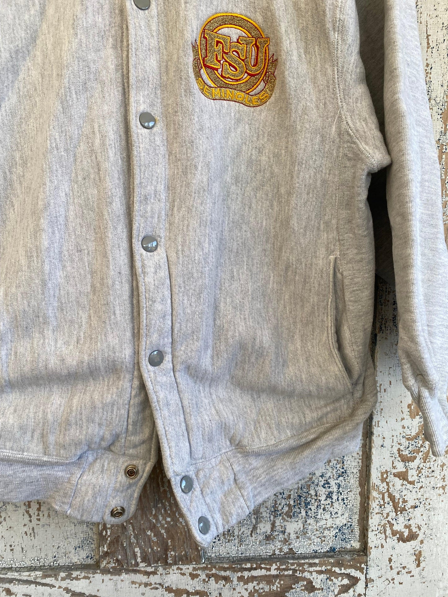 1990s Champion Cardigan Sweat Shirt | L