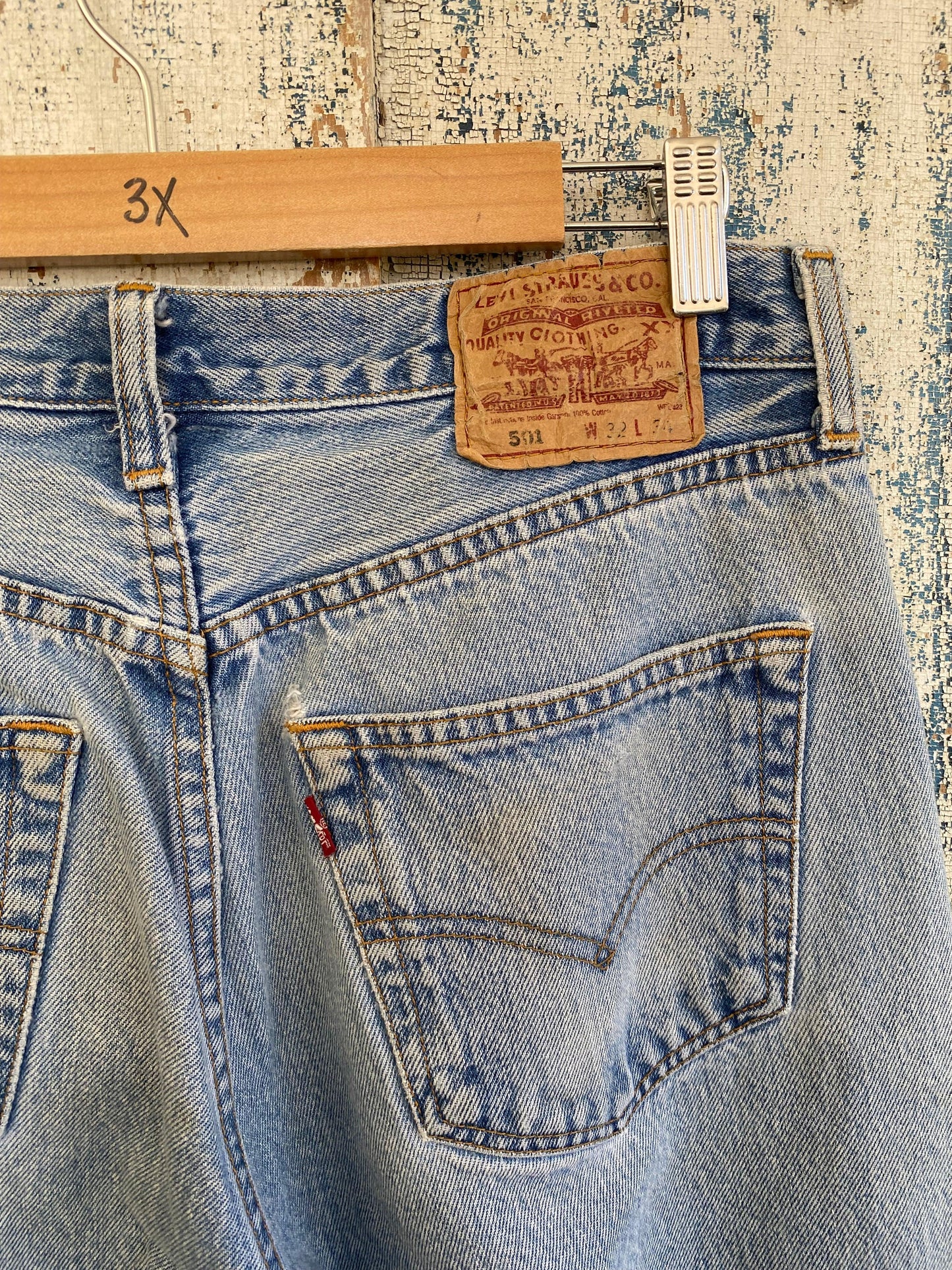 1990s Light Wash 501 Levi's | 32