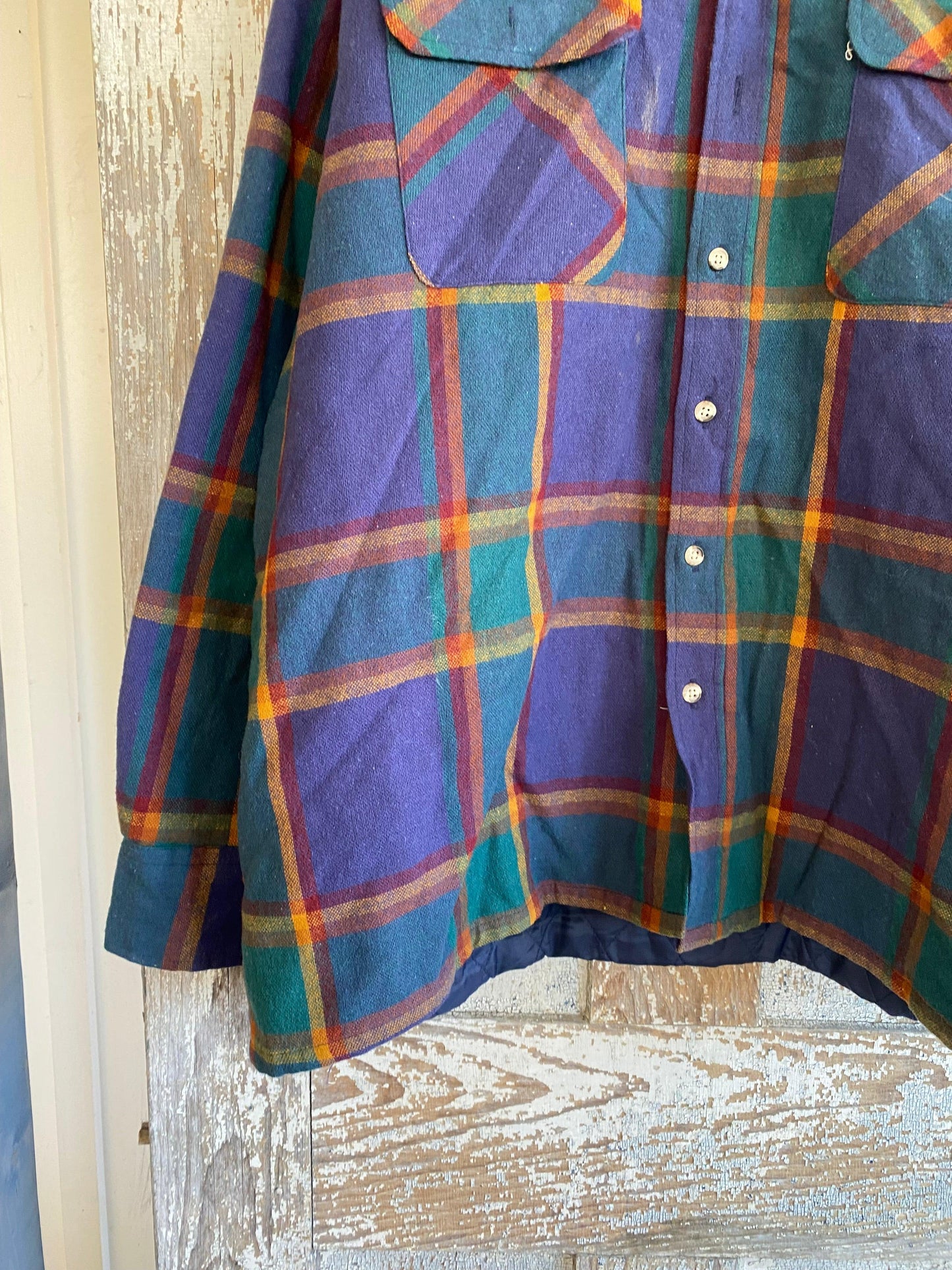 1990s Lined Flannel | XL